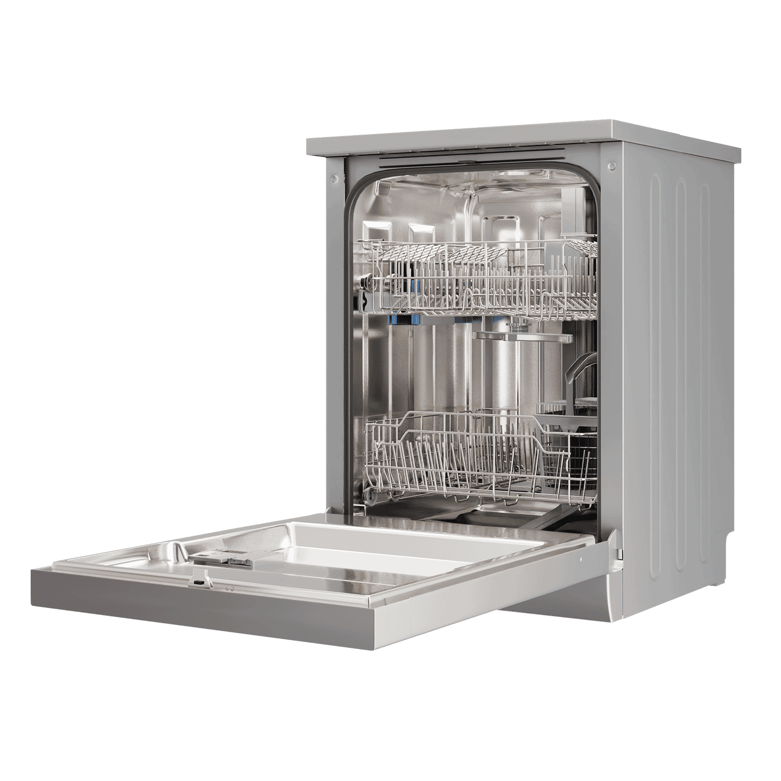 Crompton Voila 12 Place Settings Free Standing Dishwasher with Super Active Drying System (Dark Silver)_4