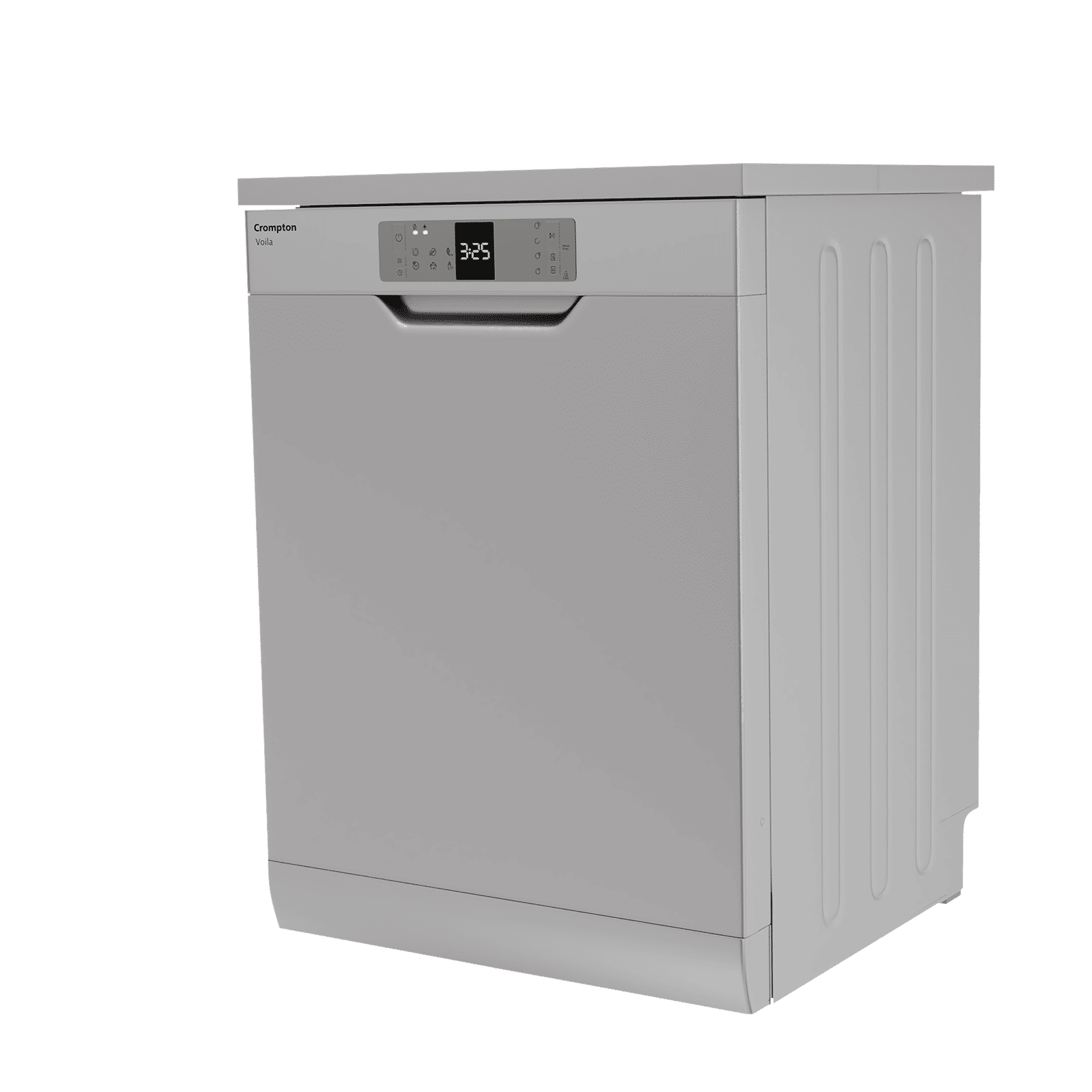 Crompton Voila 14 Place Settings Free Standing Dishwasher with Steam Wash (Dark Silver)_6