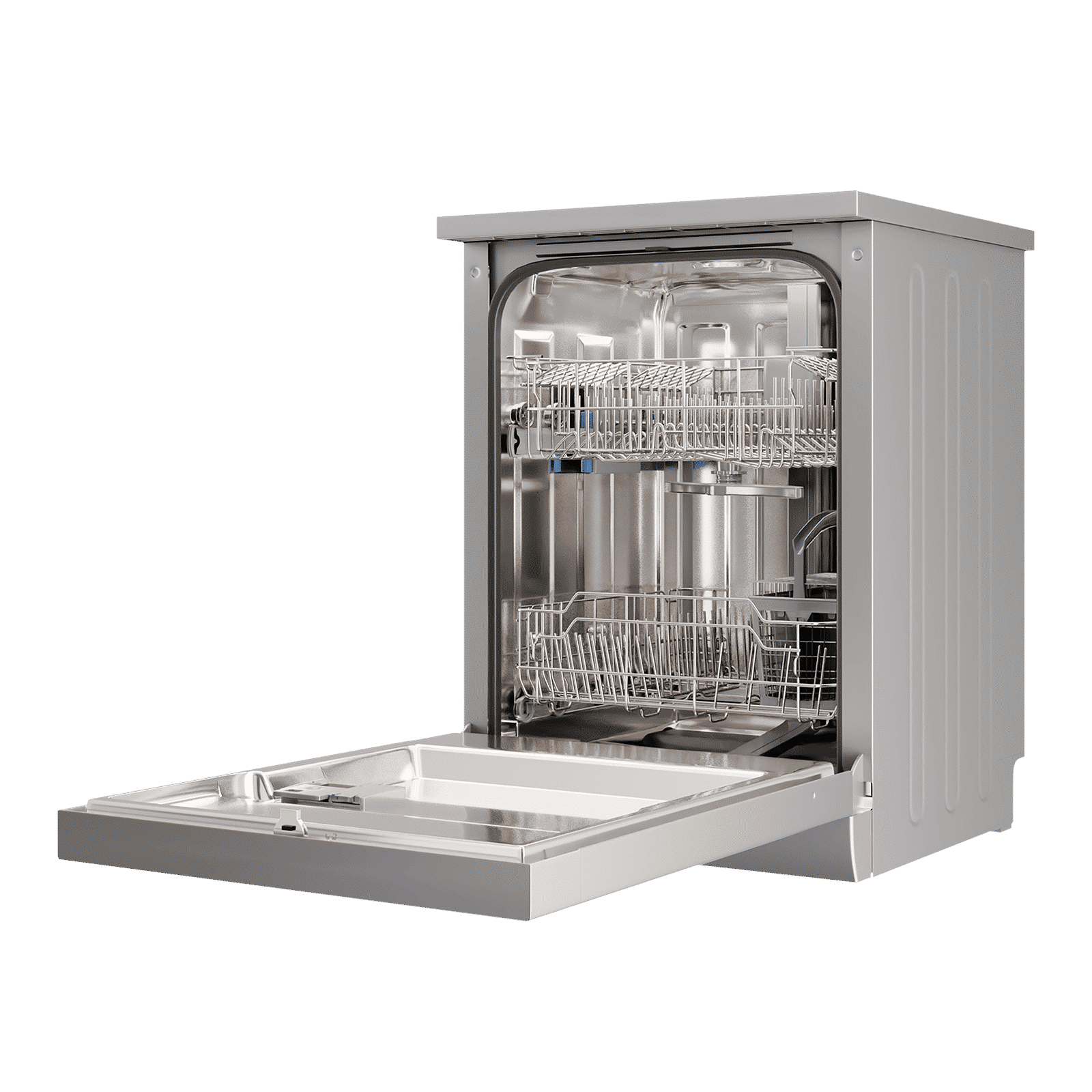 Crompton Voila 14 Place Settings Free Standing Dishwasher with Steam Wash (Dark Silver)_4