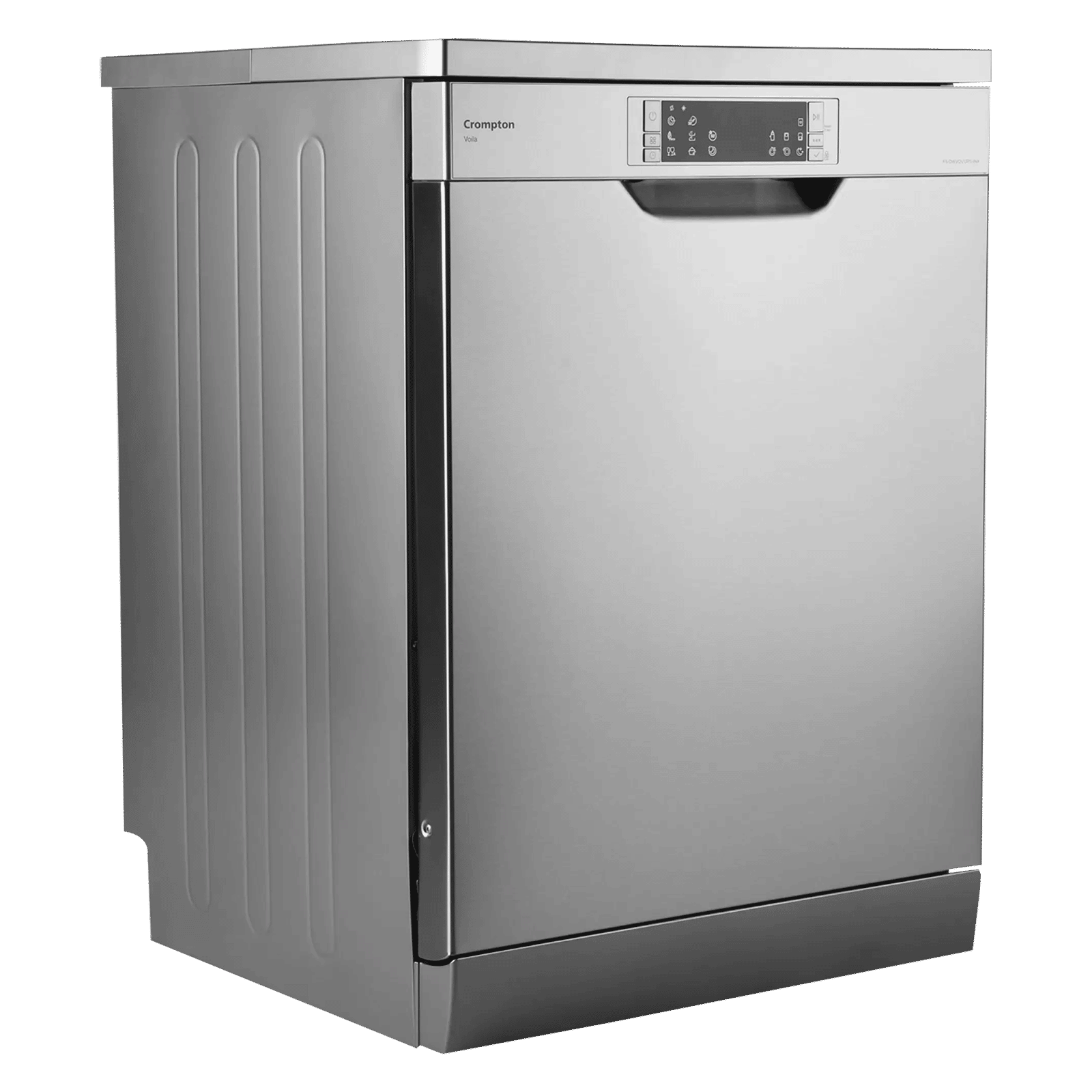 Crompton Voila 13 Place Settings Free Standing Dishwasher with Direct Triple Wash Technology (Silver Inox)_7