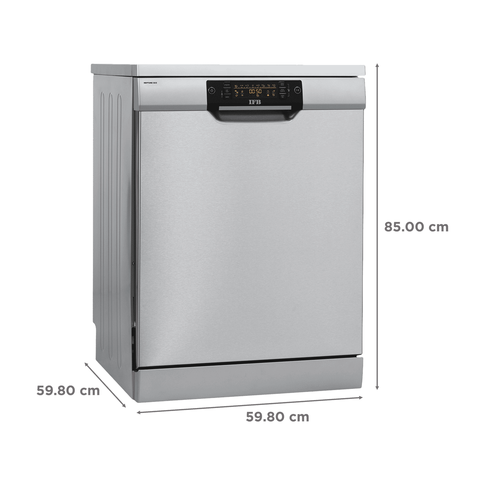 IFB Neptune SX2 16 Place Settings Free Standing Dishwasher with Hot Water Wash (Pearl Grey) IFB Neptune SX2 16 Place Settings Free Standing Dishwasher with Hot Water Wash (Pearl Grey)_2