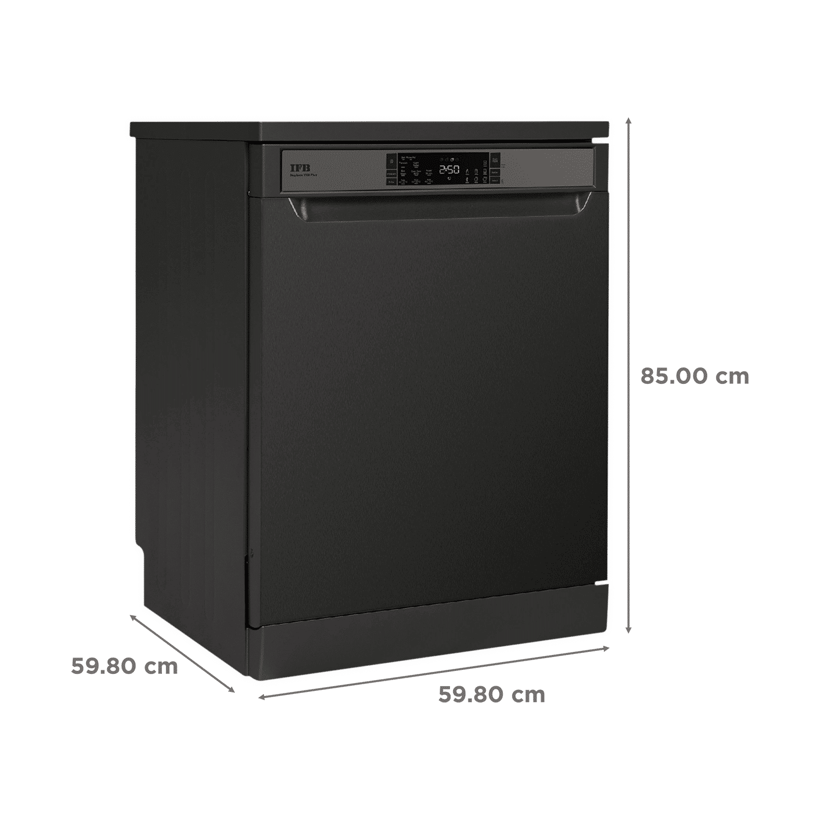 IFB Neptune VX2 Plus 16 Place Settings Free Standing Dishwasher with Hot Water Wash (Inox Grey)_2