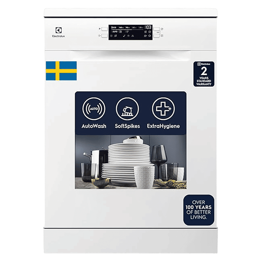 Electrolux UltimateCare 300 13 Place Settings Free Standing Dishwasher with Anti Flood System (White)_1