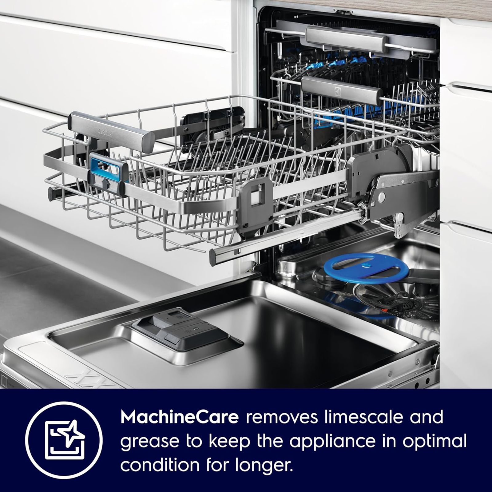 Electrolux UltimateCare 700 14 Place Settings Free Standing Dishwasher with 8 Wash Programs (Stainless Steel)_9