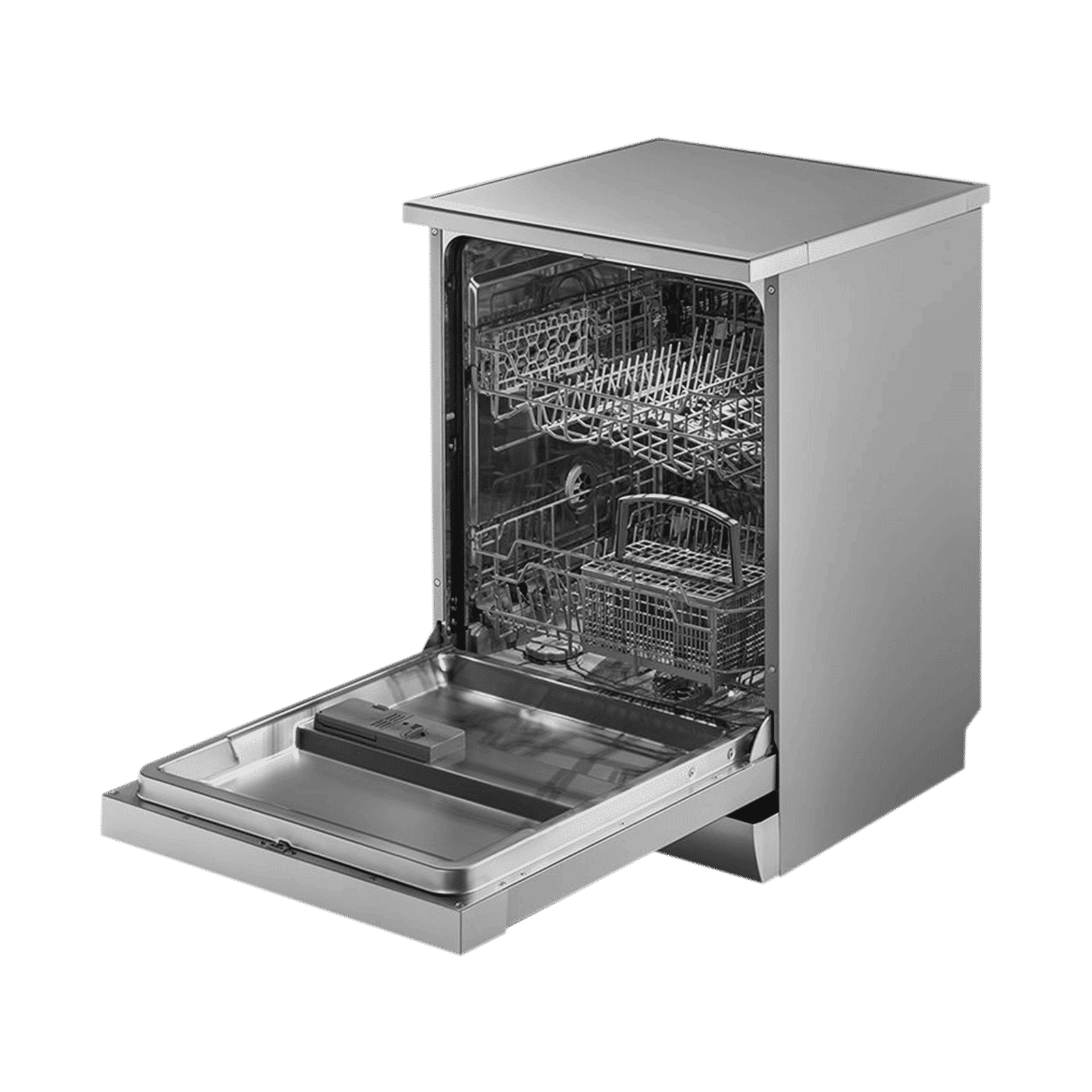 KAFF DW VETRA 60 12 Place Settings Free Standing Dishwasher with 3 Stage Filtration (No Pre-rinse Required, Silver)_8