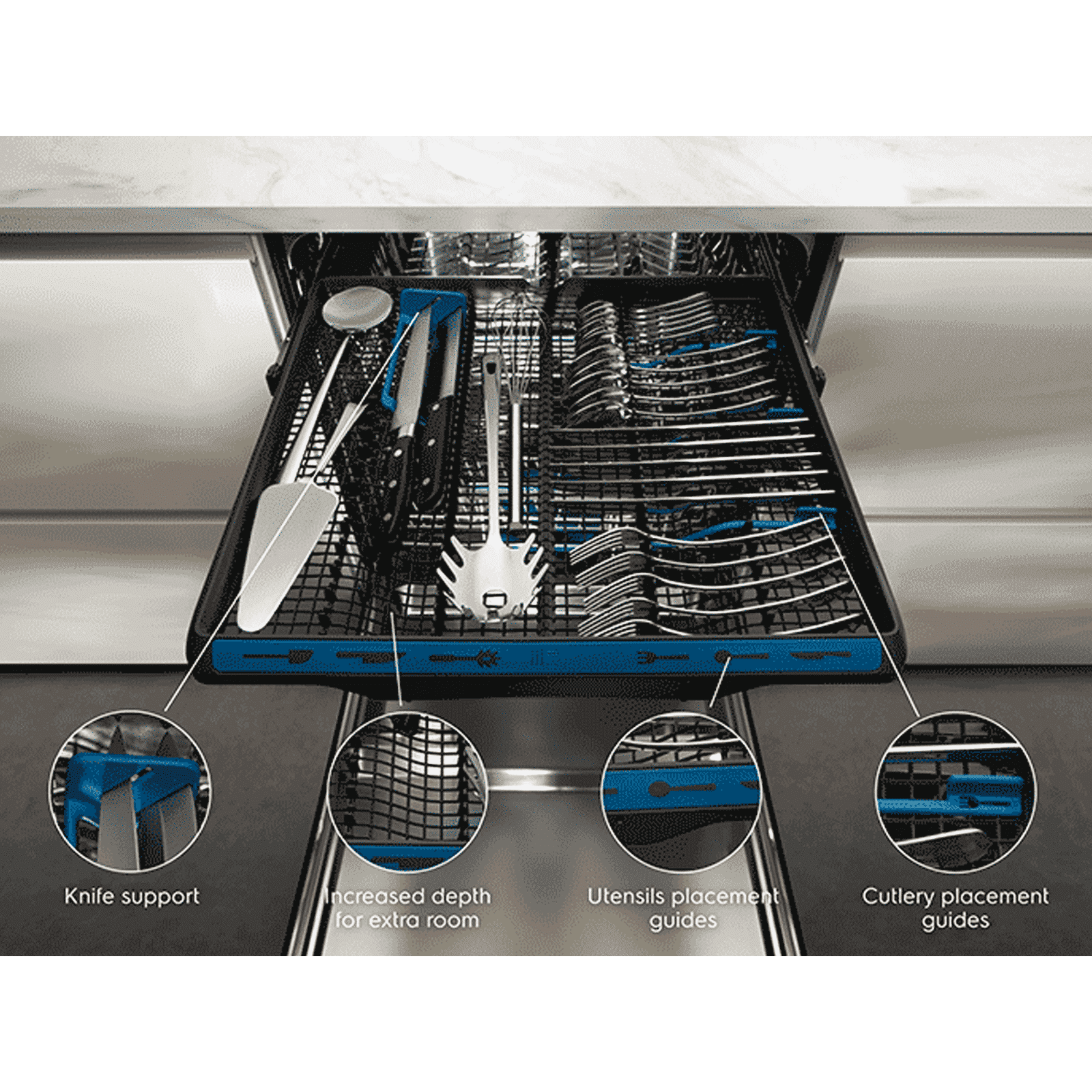Electrolux UltimateCare 700 14 Place Settings Built-in Dishwasher with SatelliteClean Technology (Stainless Steel Silver)_9
