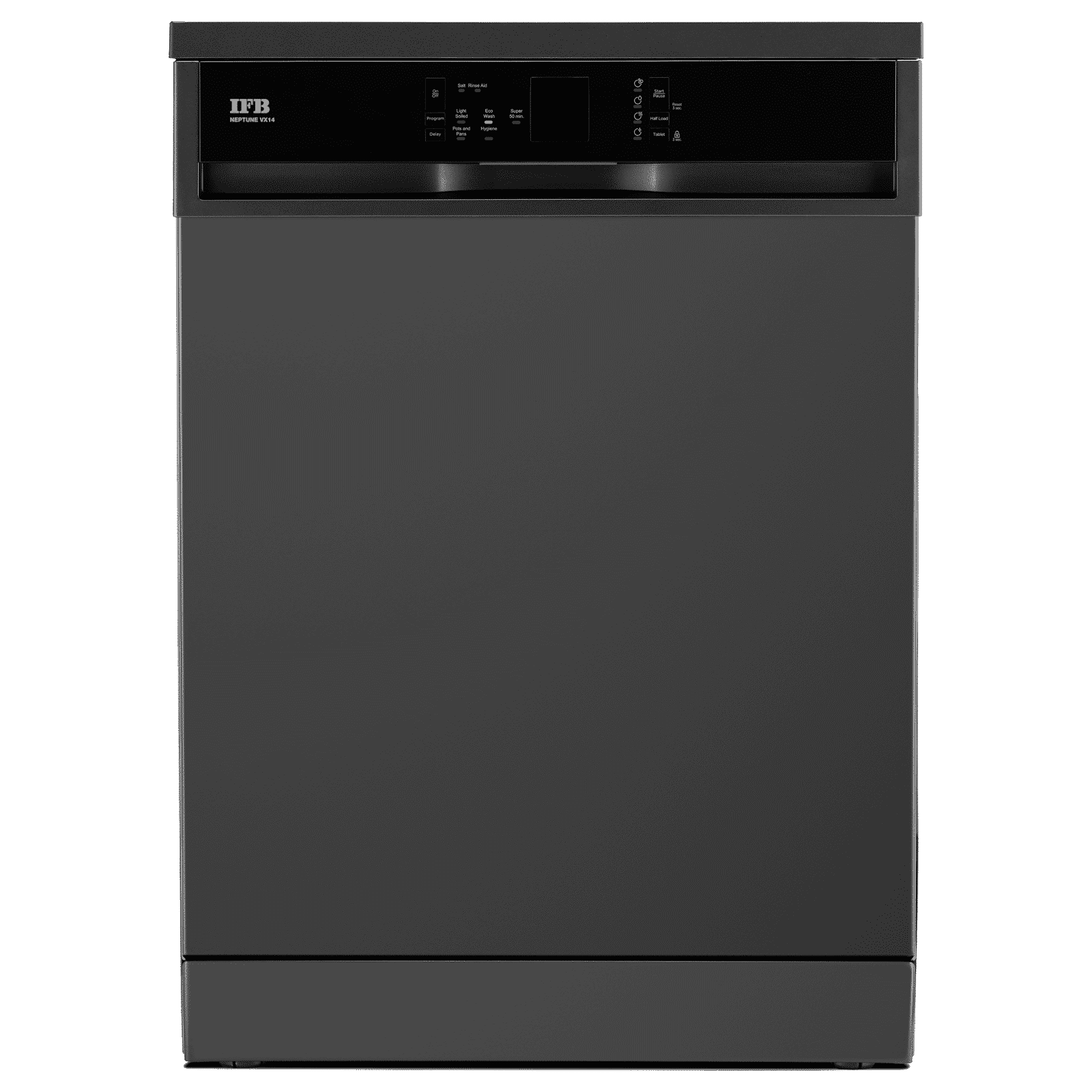 IFB Neptune VX 14 Place Settings Free Standing Dishwasher with Hot Water Wash (No Pre-rinse Required, Grey)_1
