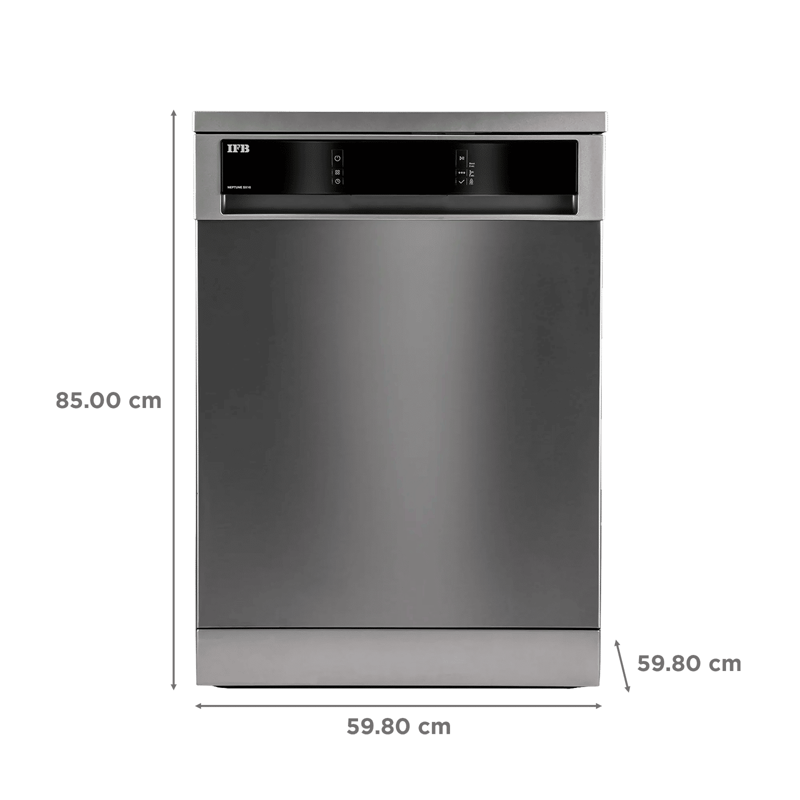 IFB Neptune SX 16 Place Settings Free Standing Dishwasher with Germfree Hygienic Wash (No Pre-rinse Required, Pearl Grey)_2