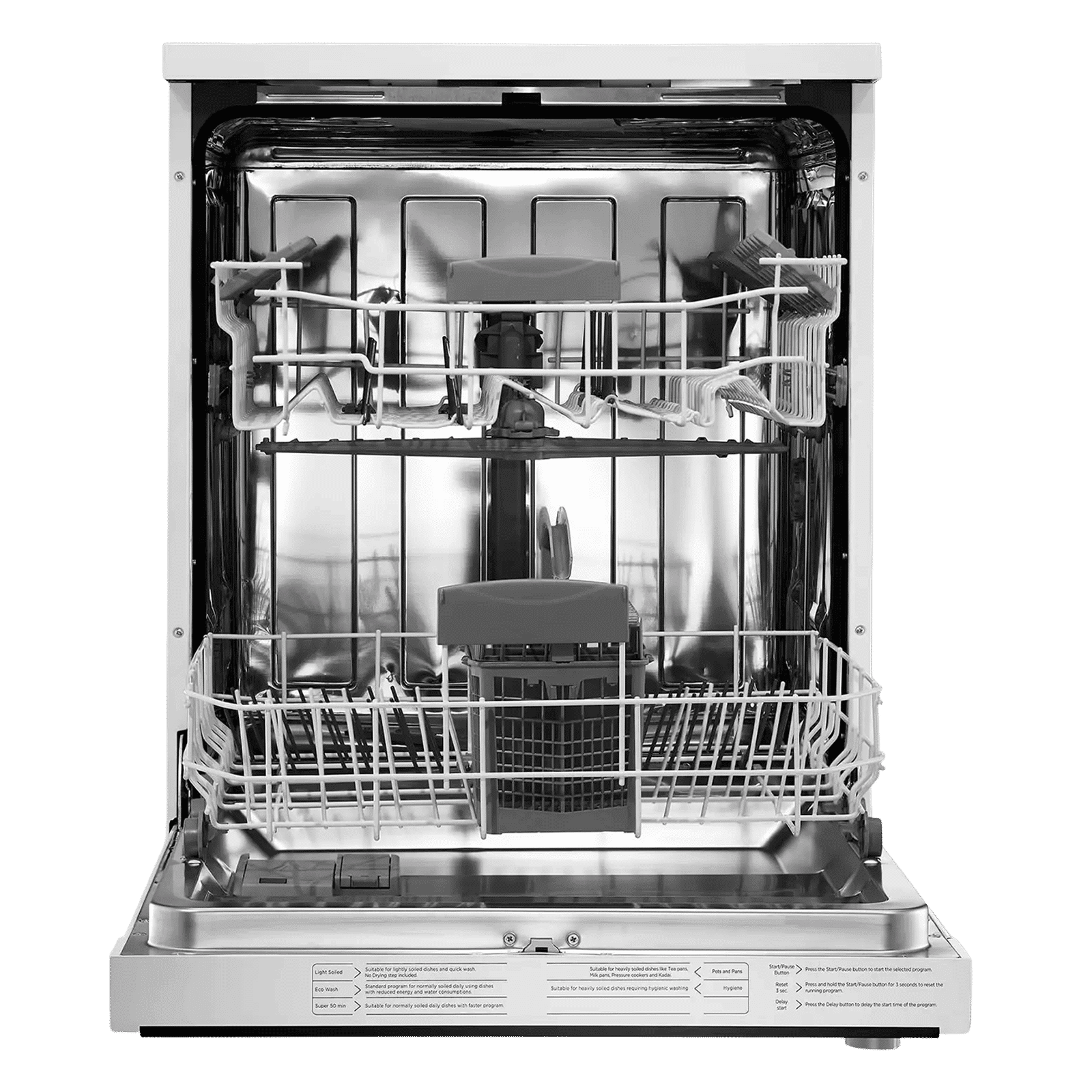 IFB Neptune FX 14 Place Settings Free Standing Dishwasher with 360 Jet wash Triple Arm Spray (No Pre-rinse Required, White)_4