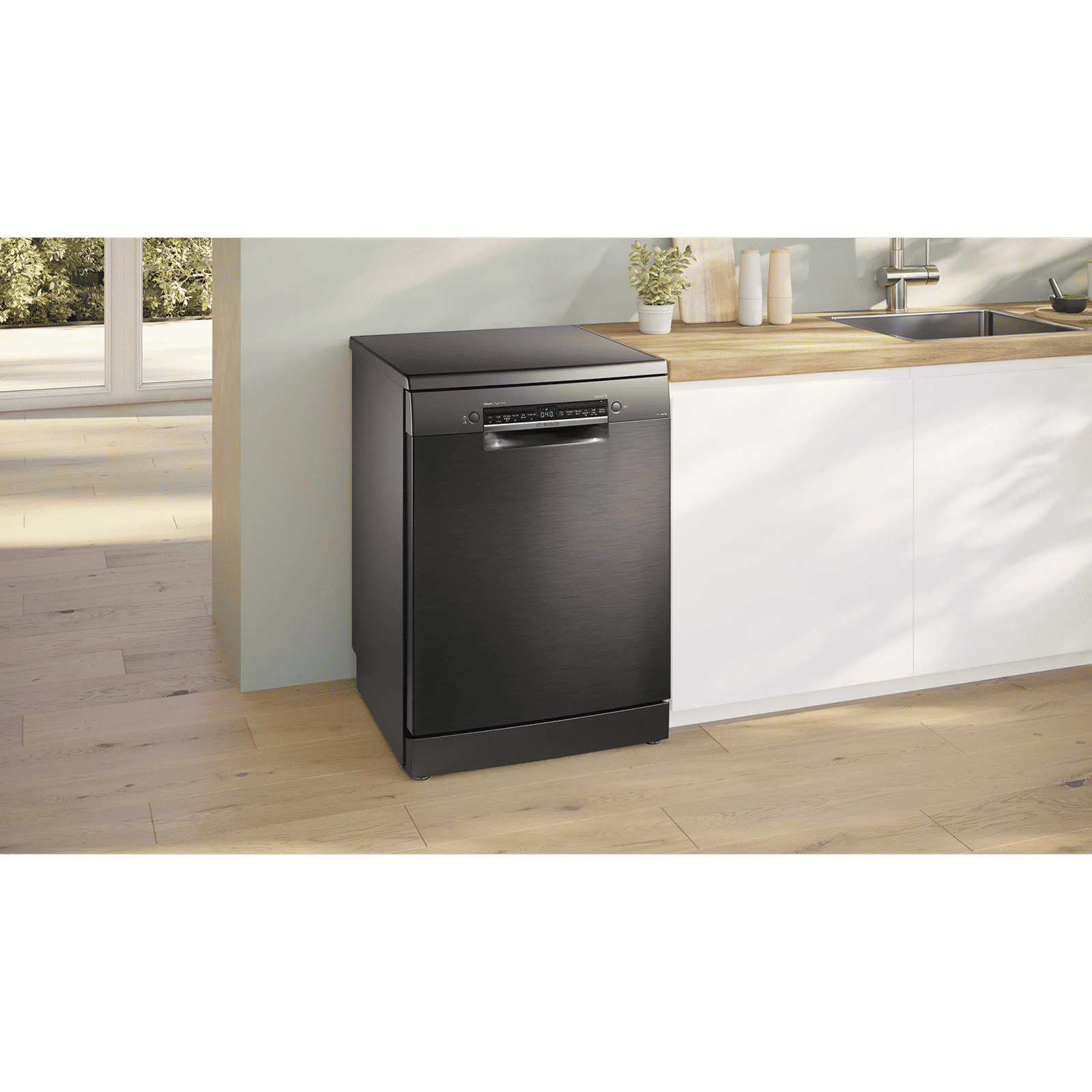 BOSCH Series 6 15 Place Settings Free Standing Dishwasher with Anti-Fingerprint (No Pre-rinse Required, Black Inox)_11