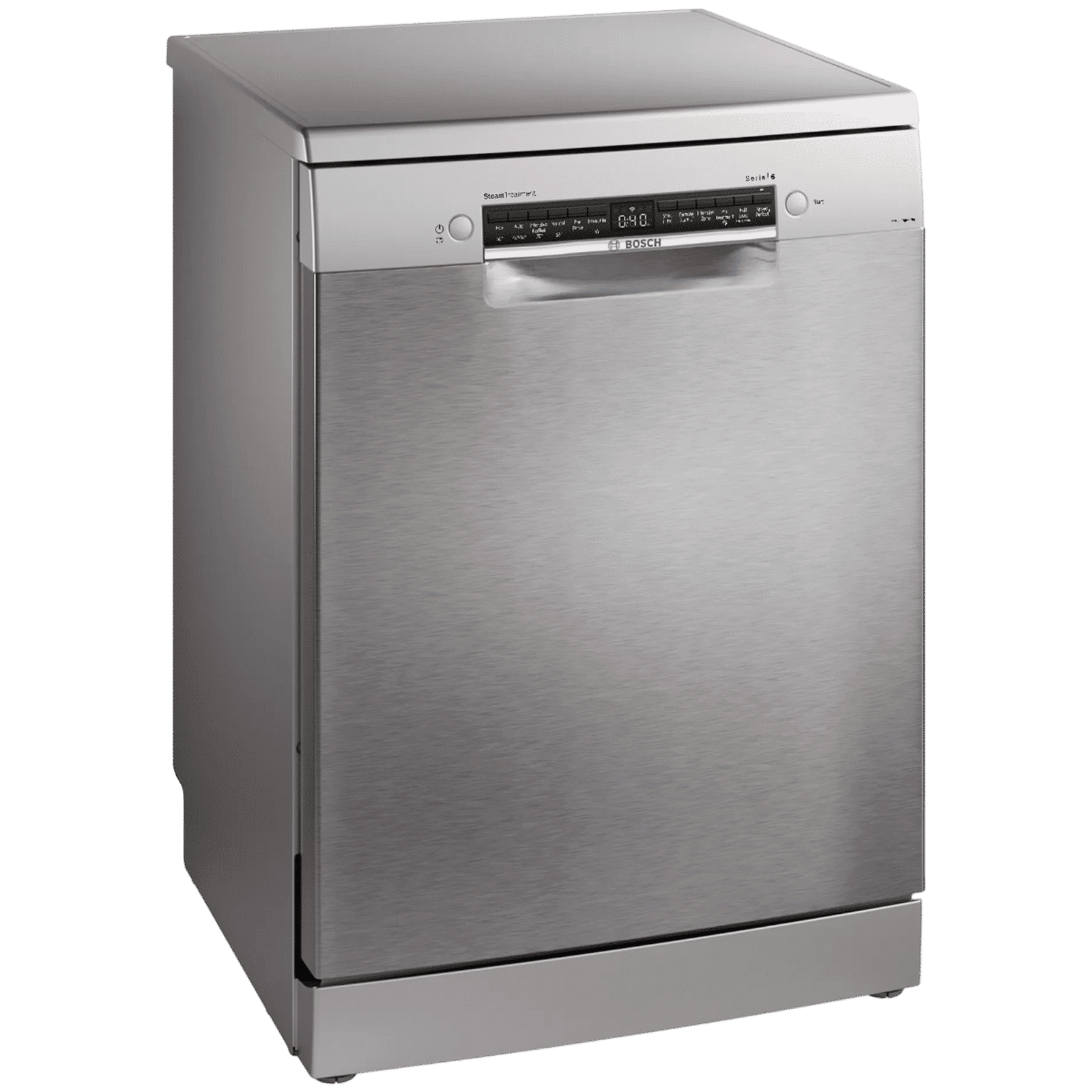 BOSCH Series 6 15 Place Settings Free Standing Dishwasher with Anti-Fingerprint (No Pre-rinse Required, Silver Inox)_11