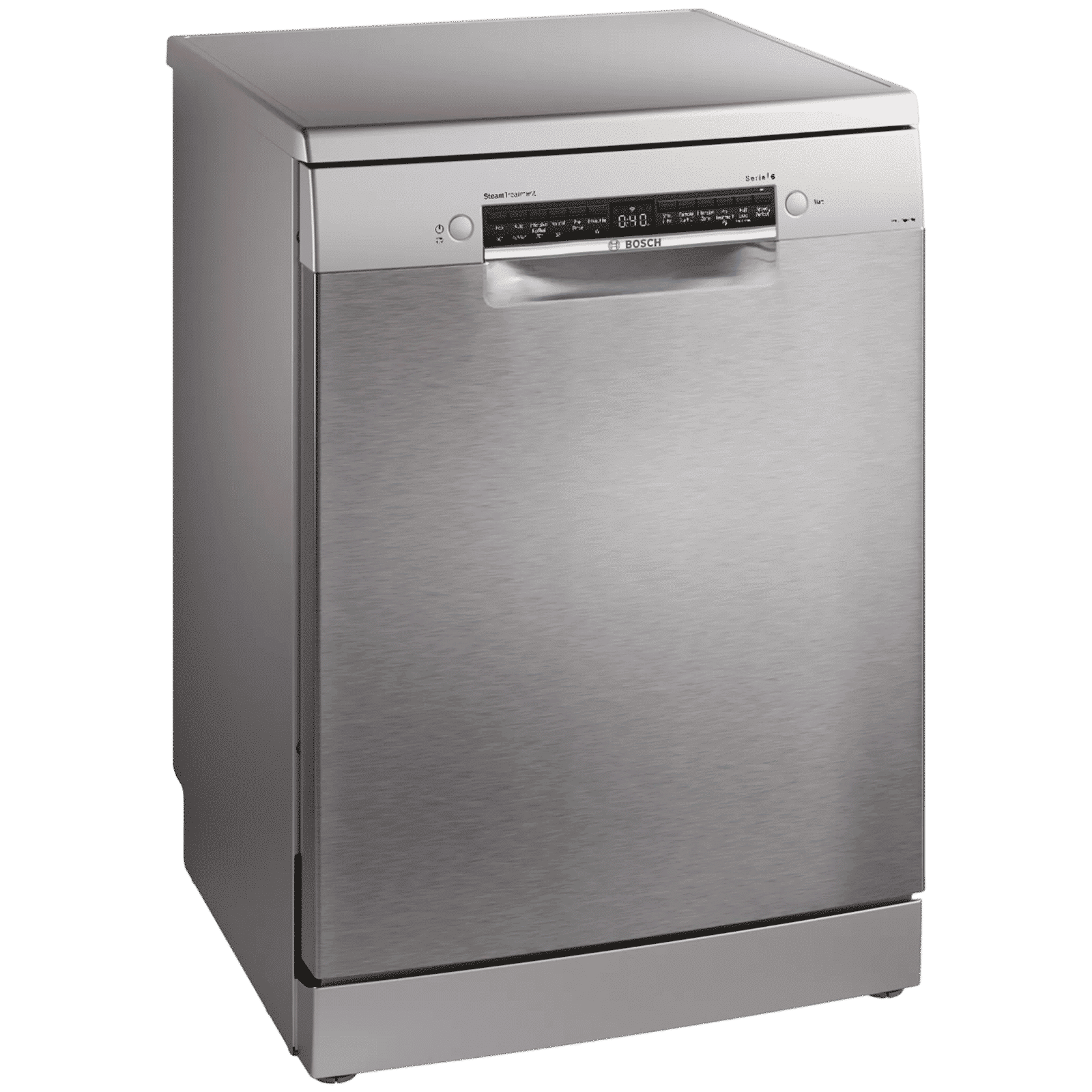 BOSCH Series 6 15 Place Settings Free Standing Dishwasher with Anti-Fingerprint (No Pre-rinse Required, Silver Inox)_11