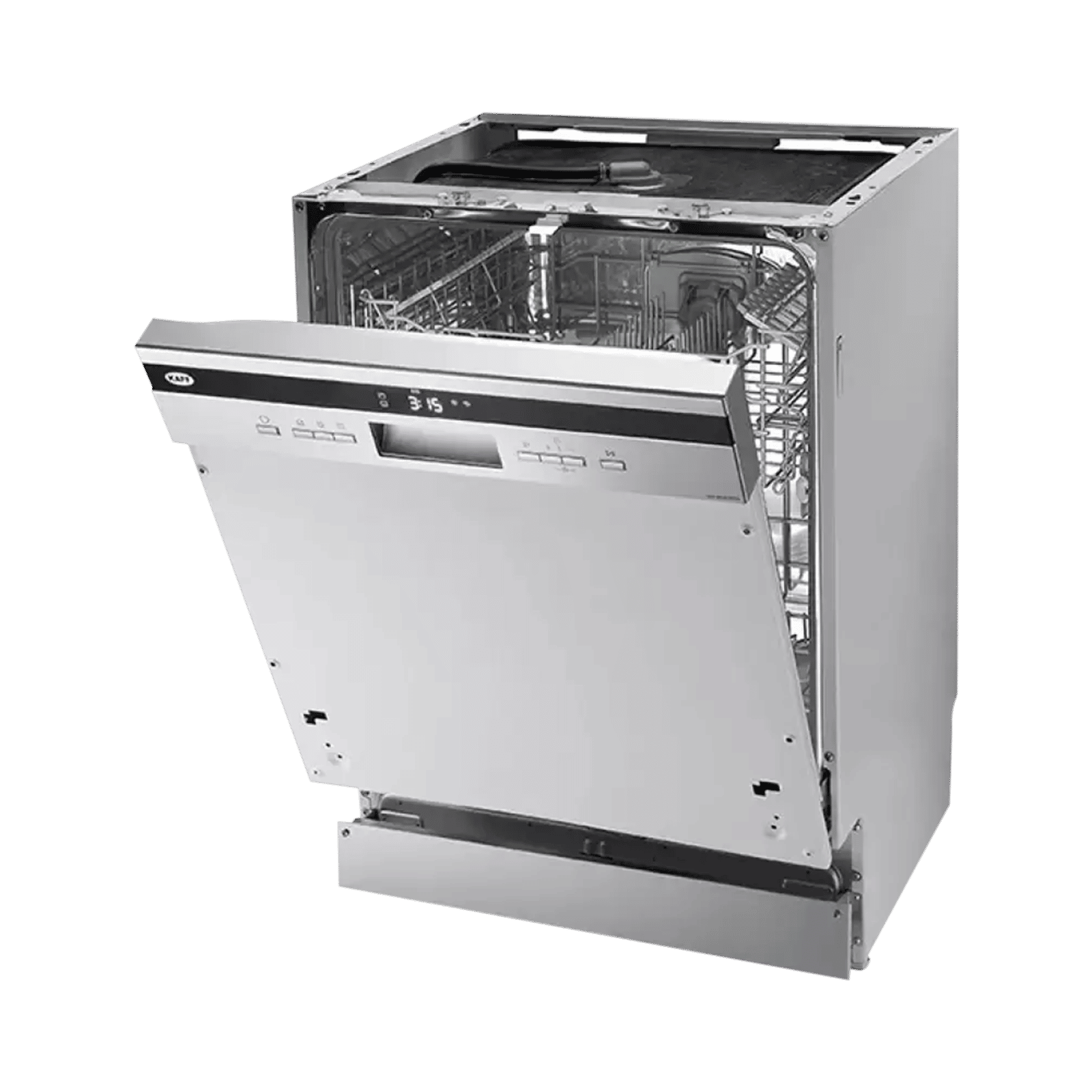 KAFF KDW BIN 60 Intra 14 Place Settings Built-in Dishwasher with Three Stage Filtration (No Pre-rinse Required, Stainless Steel)_6