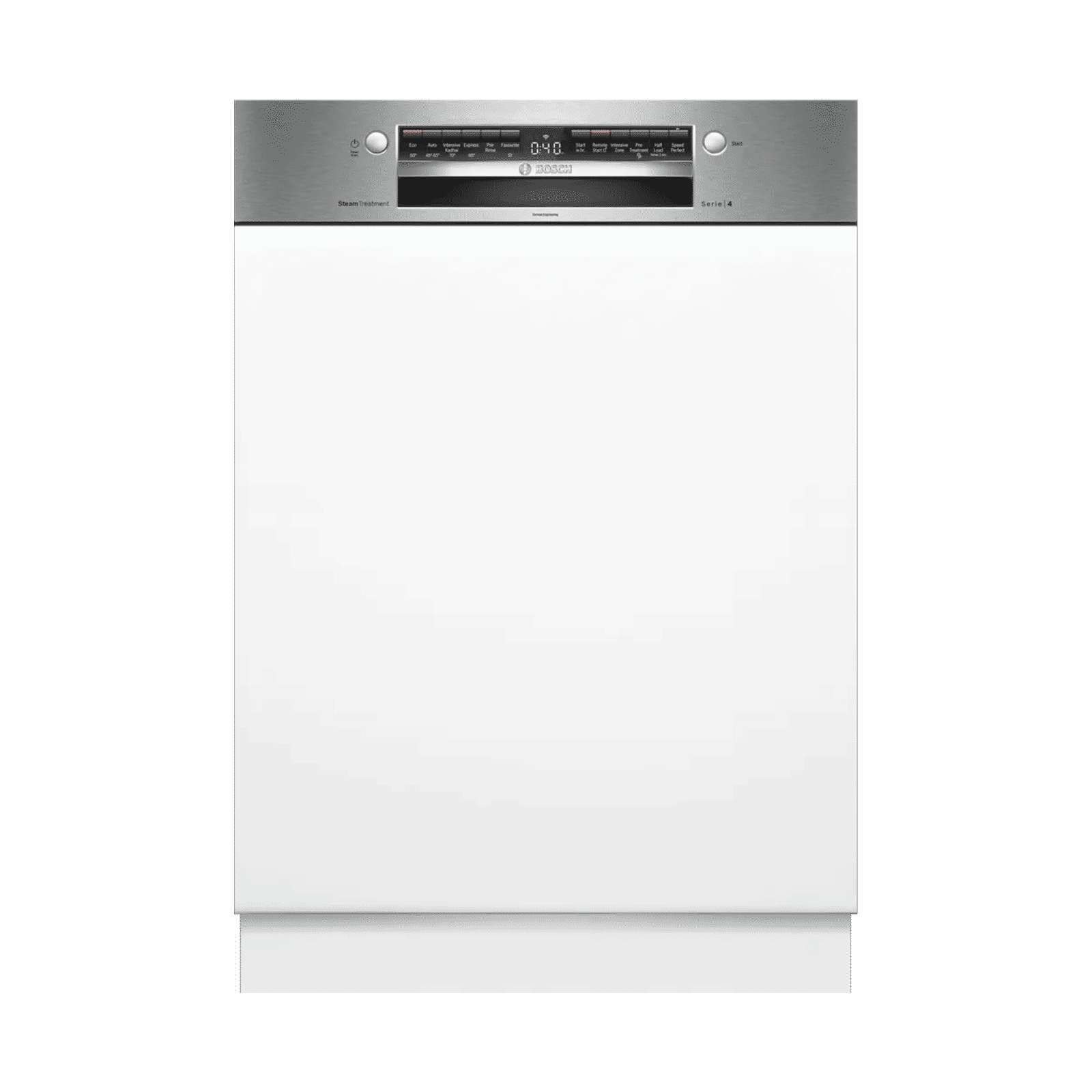 BOSCH Series 4 14 Place Settings Built-in Smart Dishwasher With EcoSilence Drive (No Pre-rinse Required, White)_1