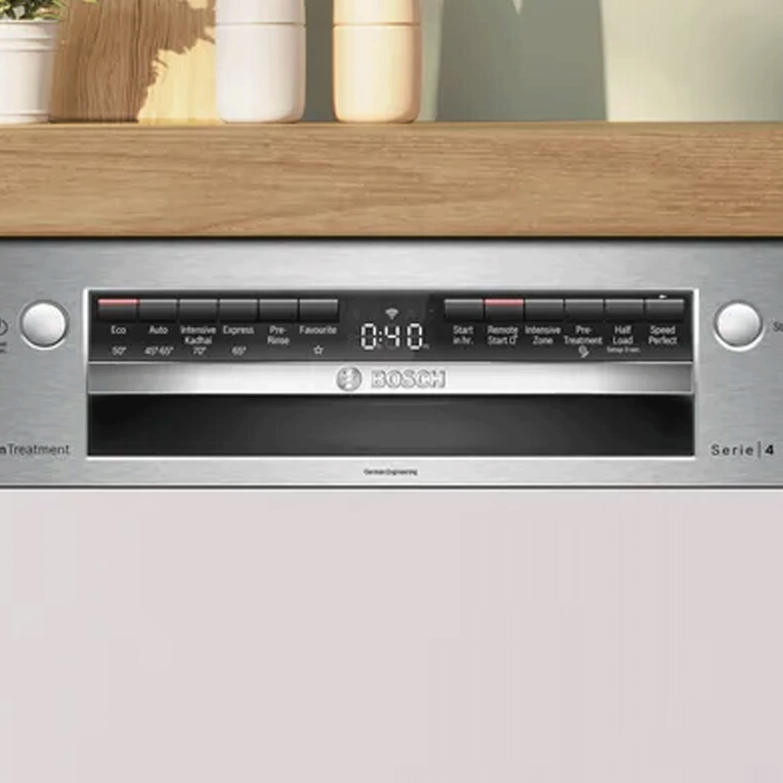 BOSCH Series 4 14 Place Settings Built-in Smart Dishwasher With EcoSilence Drive (No Pre-rinse Required, White) BOSCH Series 4 14 Place Settings Built-in Smart Dishwasher With EcoSilence Drive (No Pre-rinse Required, White)_3