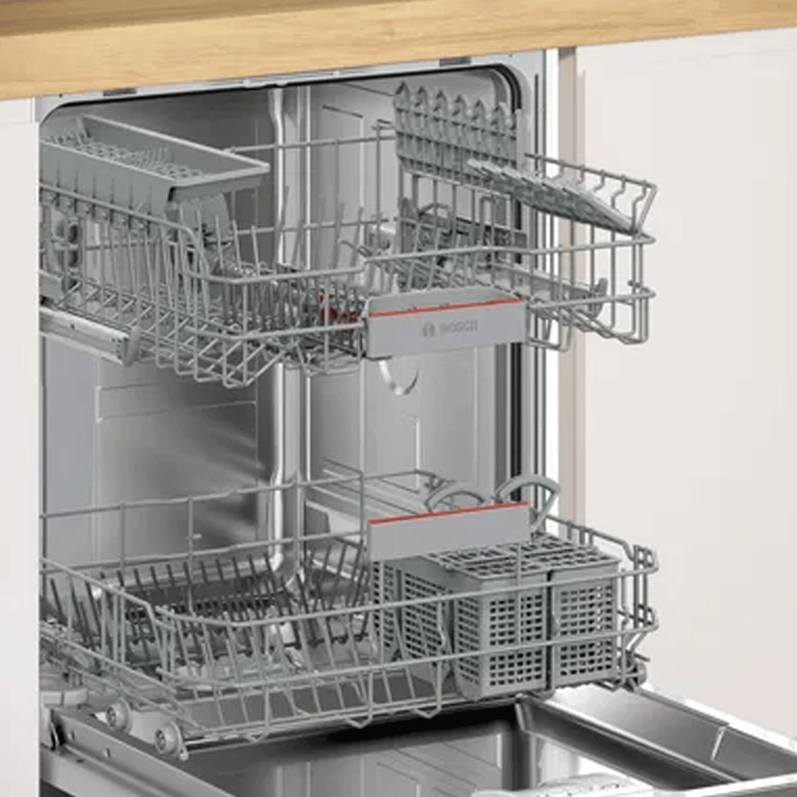 BOSCH Series 4 14 Place Settings Built-in Smart Dishwasher With EcoSilence Drive (No Pre-rinse Required, White)_4