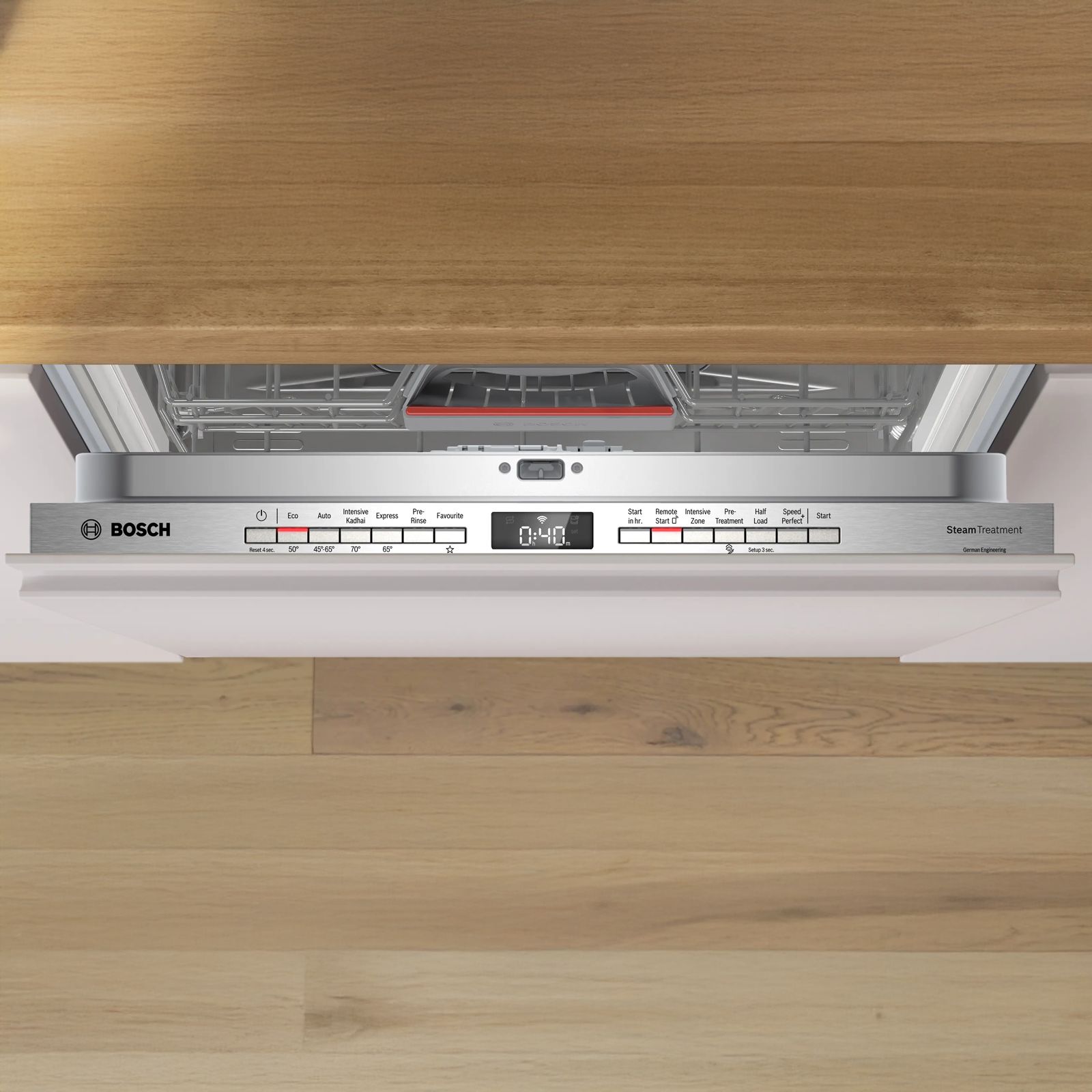 BOSCH Series 6 15 Place Settings Built-in Smart Dishwasher With Self Cleaning Filter (No Pre-rinse Required, White)_3