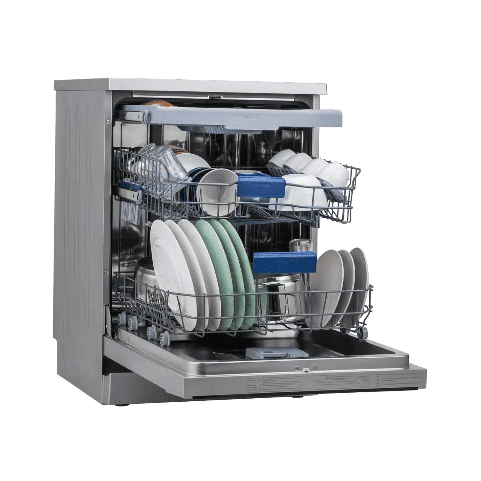 IFB Neptune VX15 15 Place Settings Free Standing Dishwasher with 70°C Hot Water Wash (No Pre-rinse Required, Dark Silver)	_4