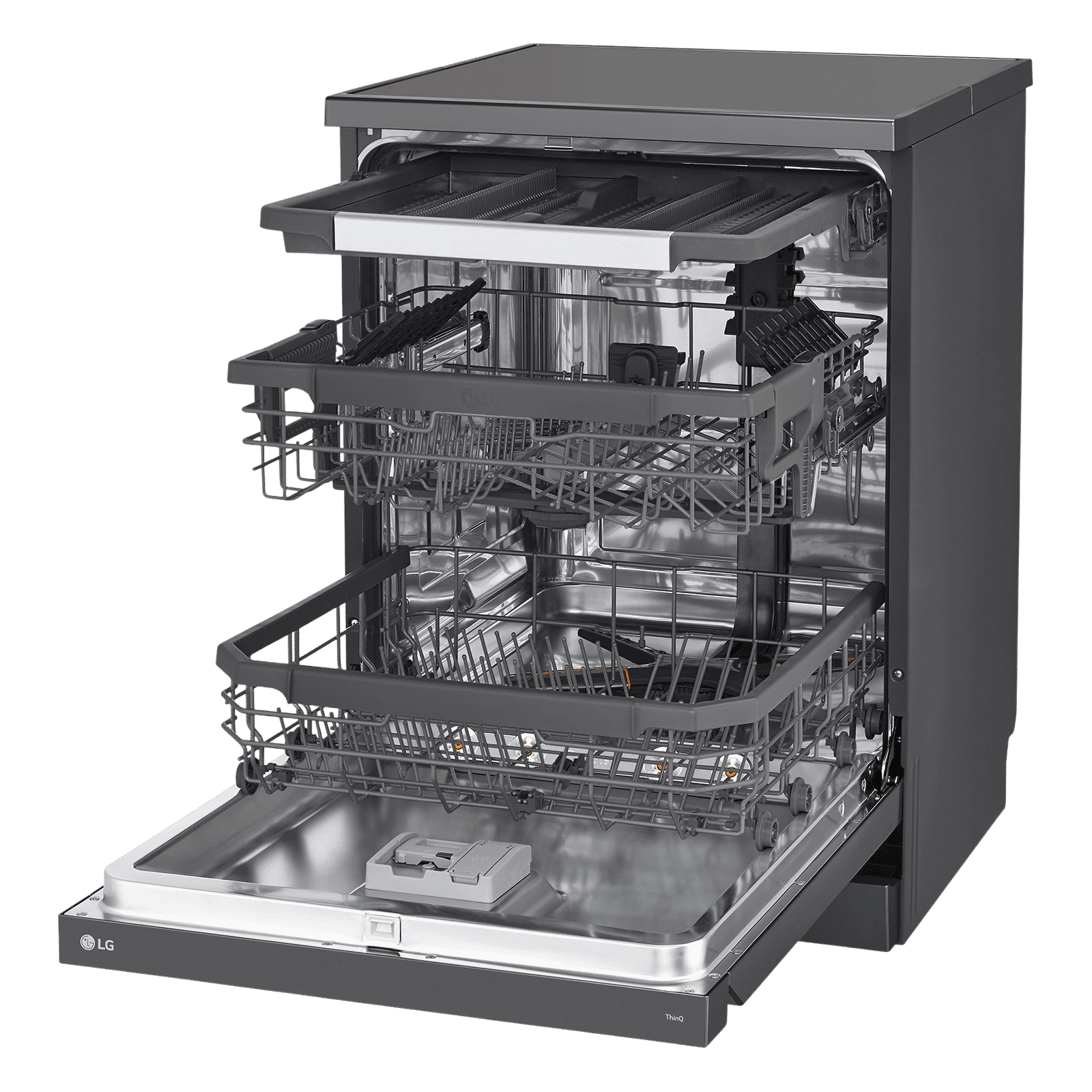 LG 15 Place Settings Free Standing Smart Dishwasher with Top Control Panel (No Pre-rinse Required, Matte Black) LG 15 Place Settings Free Standing Smart Dishwasher with Top Control Panel (No Pre-rinse Required, Matte Black)_8