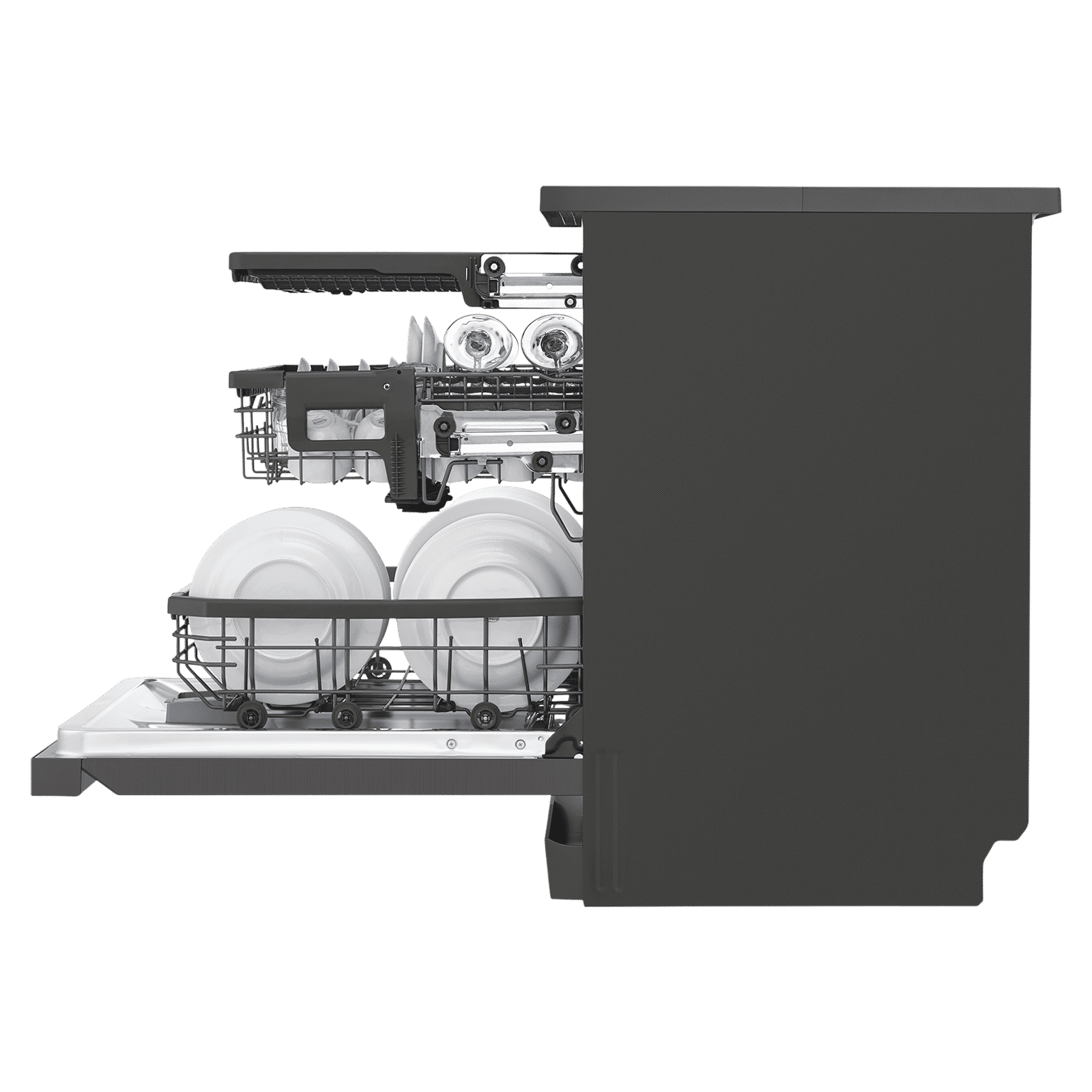 LG 15 Place Settings Free Standing Smart Dishwasher with Top Control Panel (No Pre-rinse Required, Matte Black) LG 15 Place Settings Free Standing Smart Dishwasher with Top Control Panel (No Pre-rinse Required, Matte Black)_12