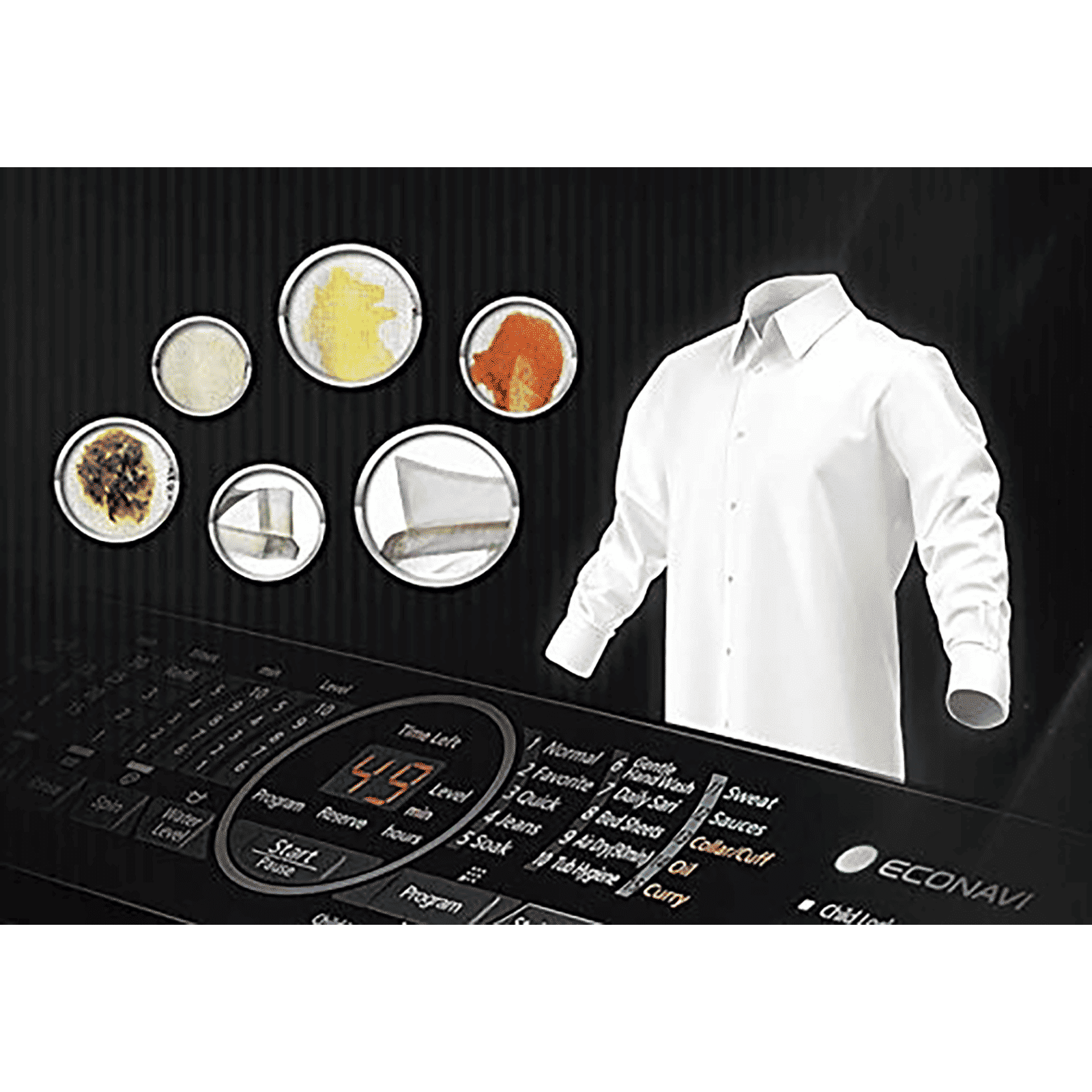 Panasonic 6.2 kg Fully Automatic Top Load Washing Machine (Foam Premia, NA-F62X7LRB, Stainmaster, Silver) Panasonic 6.2 kg Fully Automatic Top Load Washing Machine (Foam Premia, NA-F62X7LRB, Stainmaster, Silver)_5