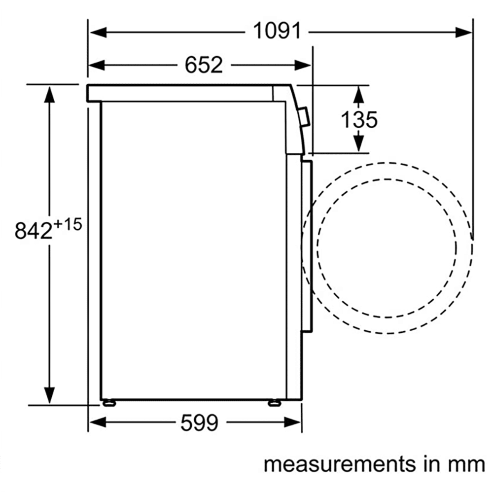 SIEMENS 8 kg Fully Automatic Front Load Dryer (iQ300, WT44B202IN, Softdry Drum System, White)_9