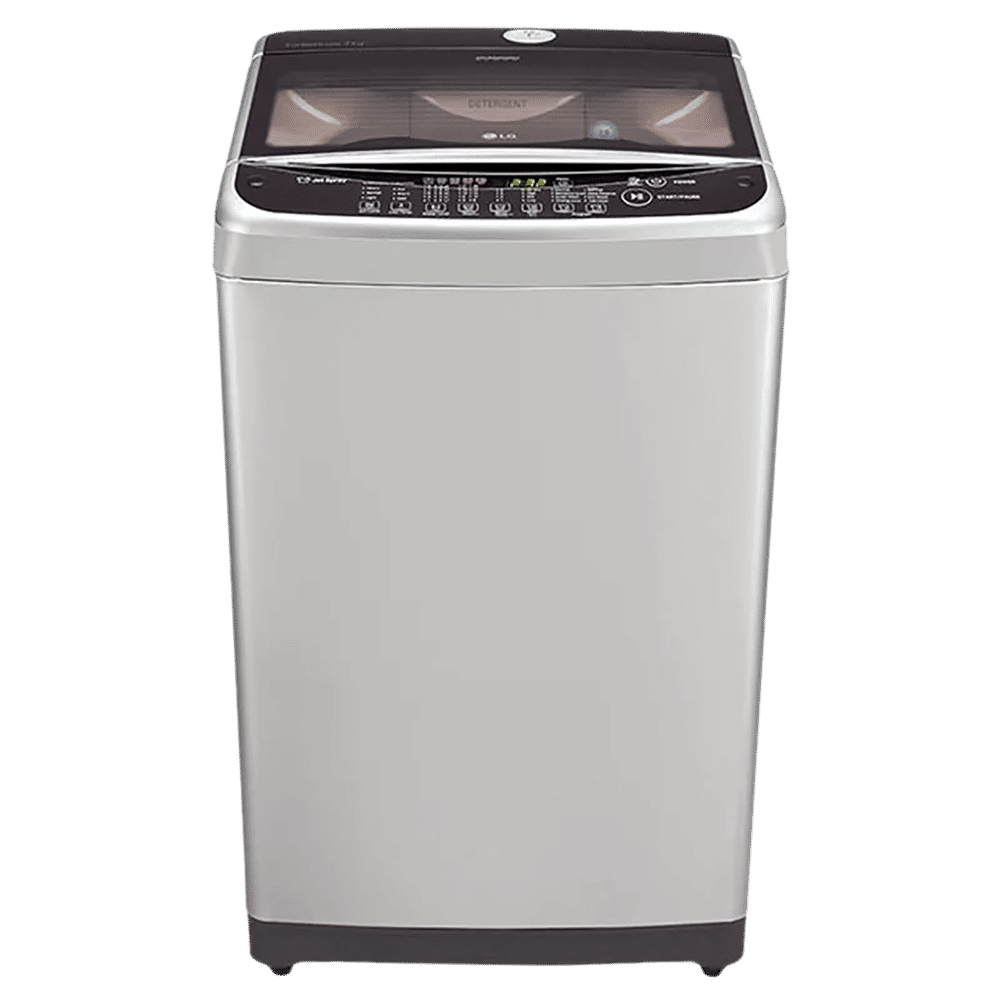 LG 7 kg Inverter Fully Automatic Top Load Washing Machine (T8077NEDLY.AFSPEIL, Smart Inverter Technology, Free Silver/Burgundy)_1