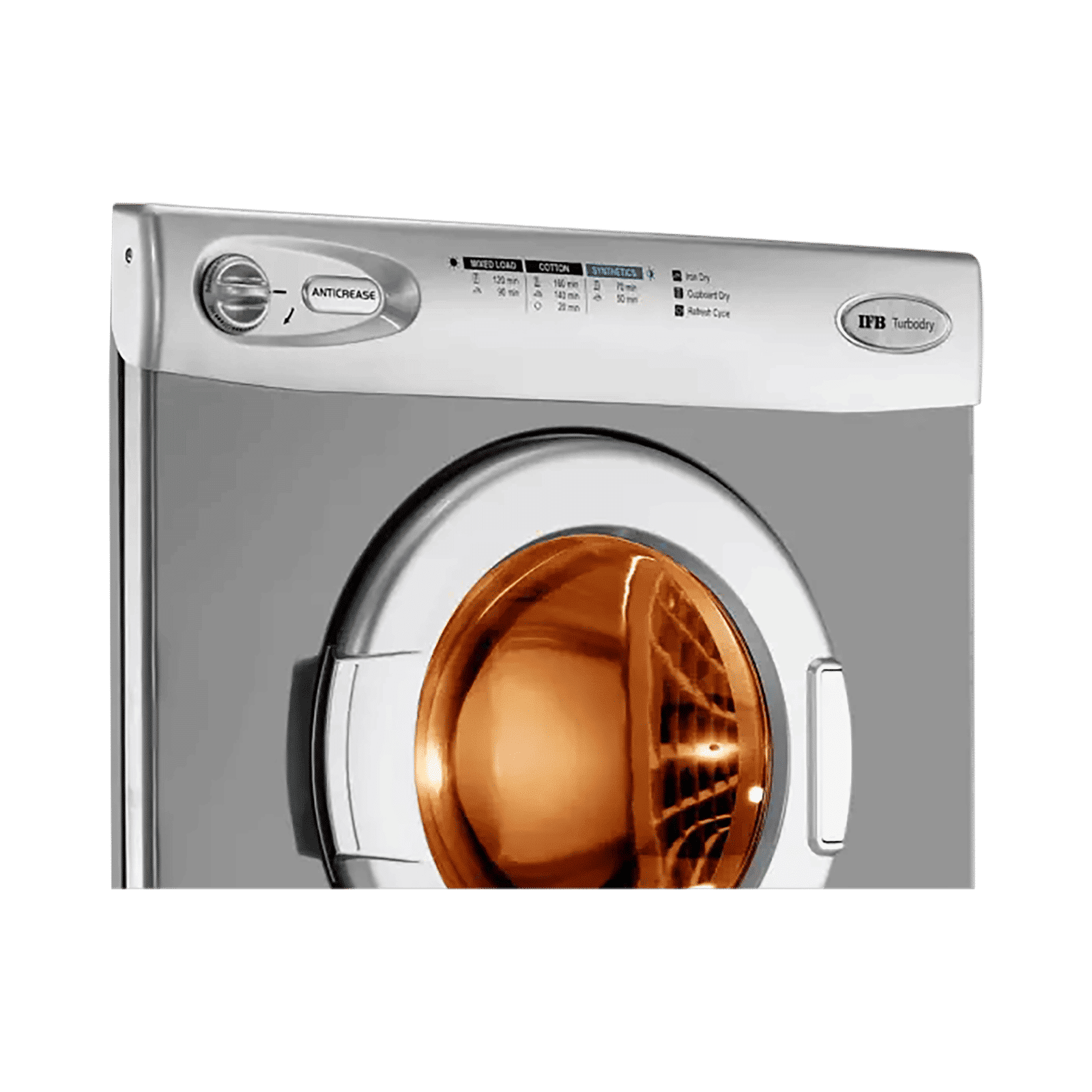 IFB 5.5 kg 5 Star Fully Automatic Front Load Dryer (TURBO DRY EX, Lint Filter, Silver) IFB 5.5 kg 5 Star Fully Automatic Front Load Dryer (TURBO DRY EX, Lint Filter, Silver)_4