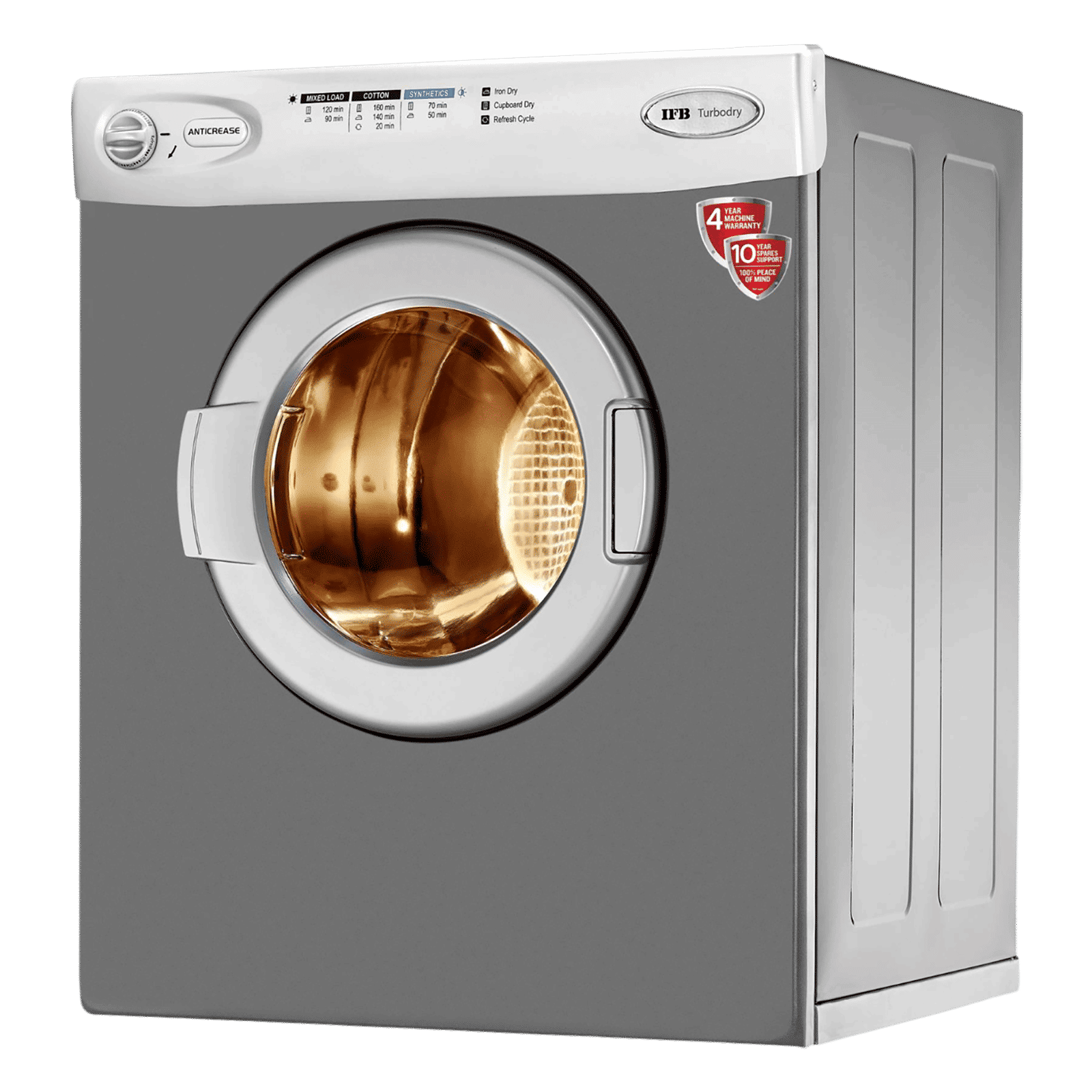 IFB 5.5 kg 5 Star Fully Automatic Front Load Dryer (TURBO DRY EX, Lint Filter, Silver) IFB 5.5 kg 5 Star Fully Automatic Front Load Dryer (TURBO DRY EX, Lint Filter, Silver)_6