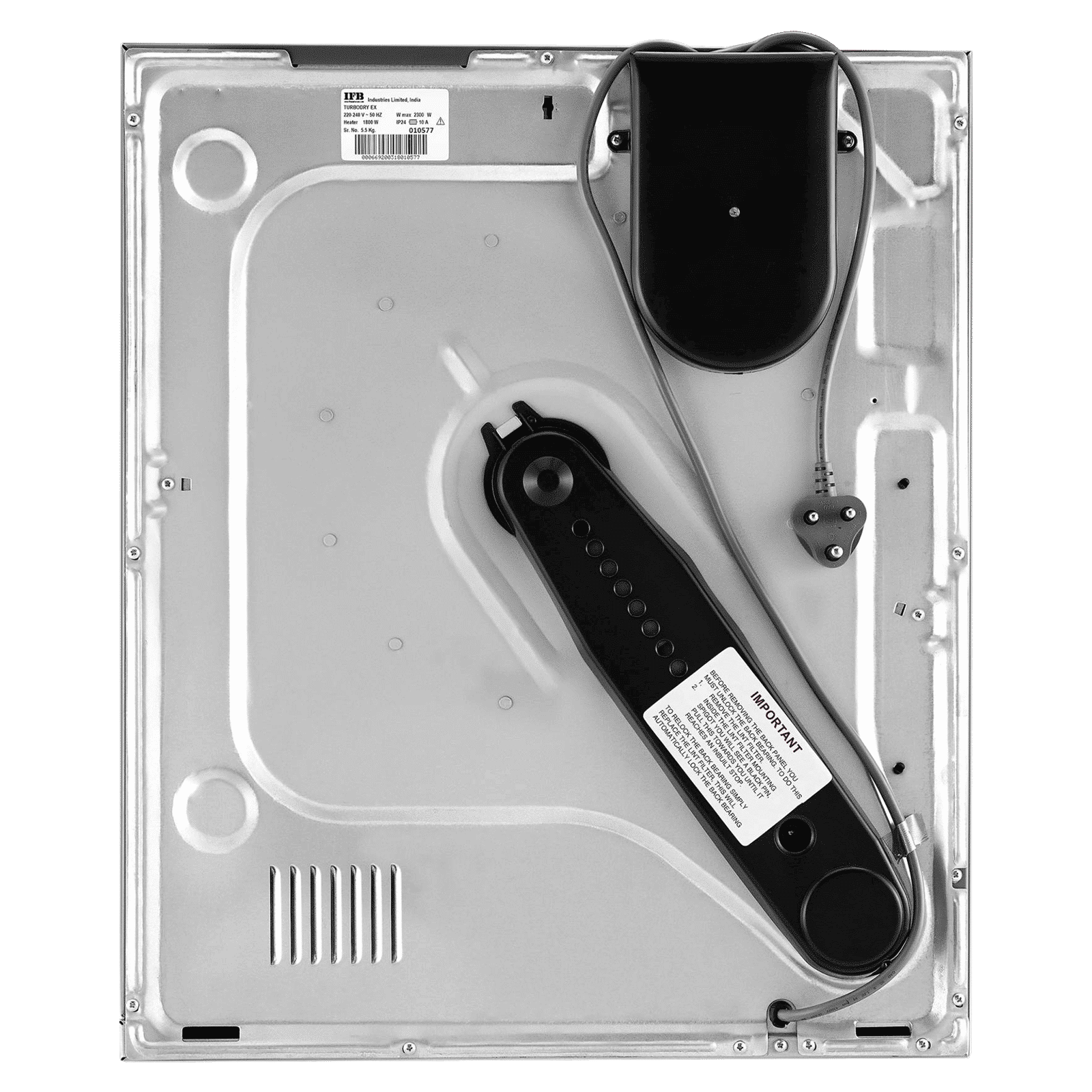 IFB 5.5 kg 5 Star Fully Automatic Front Load Dryer (TURBO DRY EX, Lint Filter, Silver) IFB 5.5 kg 5 Star Fully Automatic Front Load Dryer (TURBO DRY EX, Lint Filter, Silver)_9