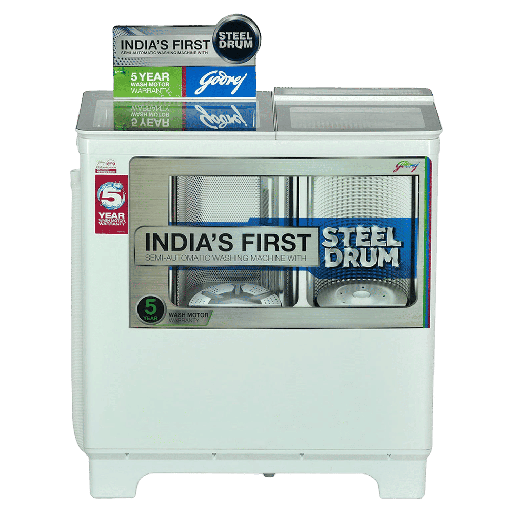 Godrej 8 kg Semi Automatic Washing Machine with Lint Filter (WS 800 PDS, Lilac Sprinkle)_1