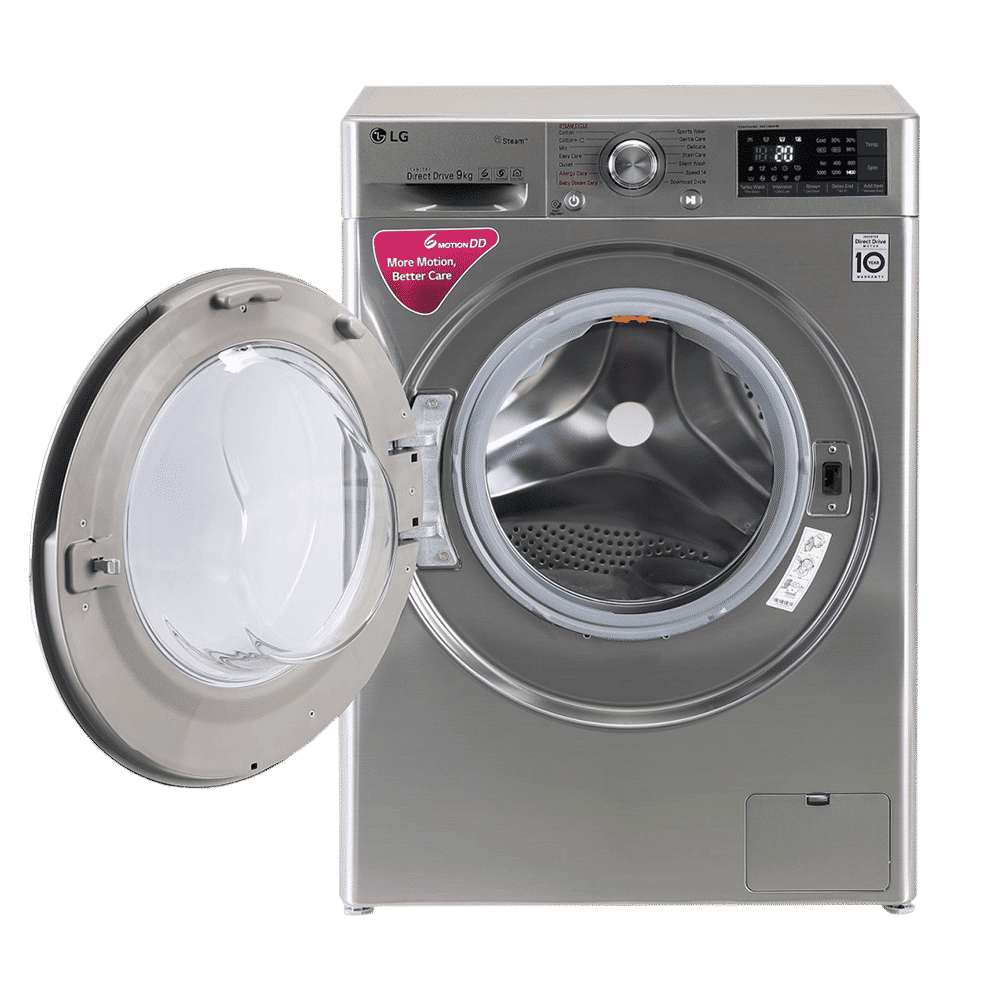 LG 9 kg Fully Automatic Front Load Washing Machine (FHT1409SWSASSPEIL, SmartThinQ with Wi-Fi, Stainless Steel) LG 9 kg Fully Automatic Front Load Washing Machine (FHT1409SWSASSPEIL, SmartThinQ with Wi-Fi, Stainless Steel)_5