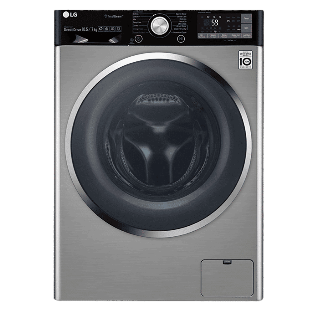 LG 10.5/7 kg Inverter Fully Automatic Front Load Washer Dryer (F4J9JHP2TD.ASSPEIL, Wi-Fi Support, Stainless Steel)_1