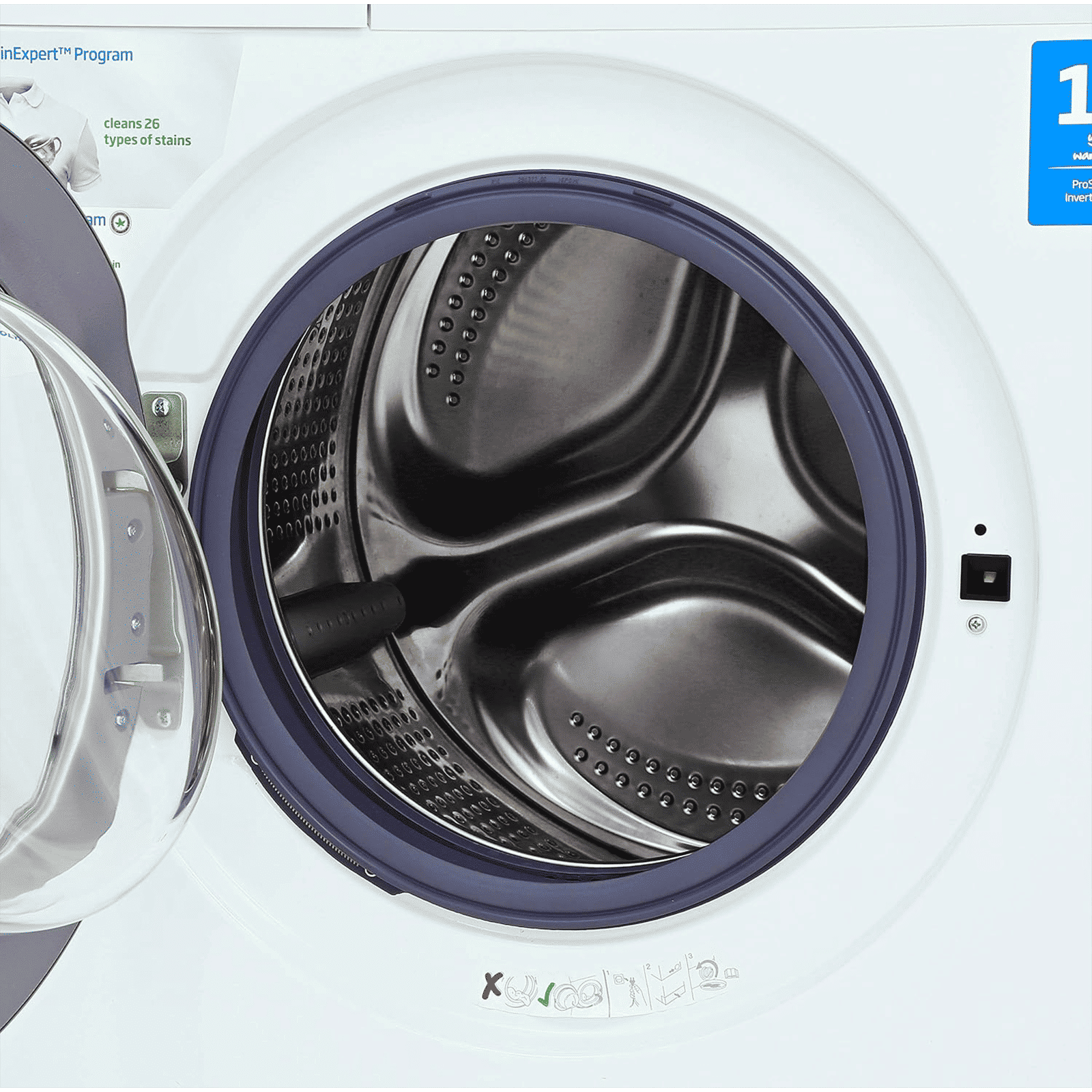 Voltas Beko 7 kg Inverter Fully Automatic Front Load Washing Machine (WFL70W, In-Built Heater, White)_4