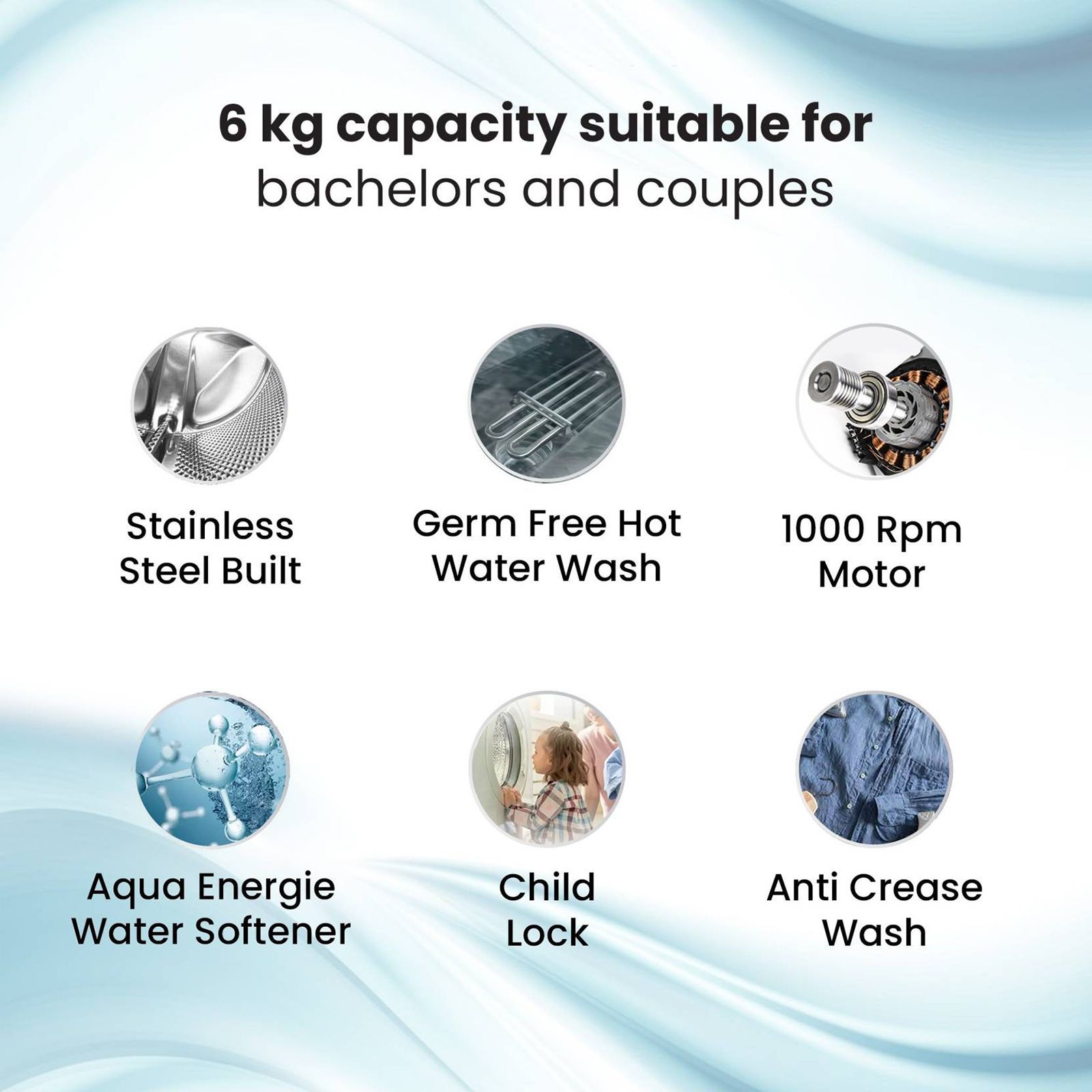 IFB 6 kg 5 Star Fully Automatic Front Load Washing Machine (EVA ZXS, Cradle Wash, Silver)_12