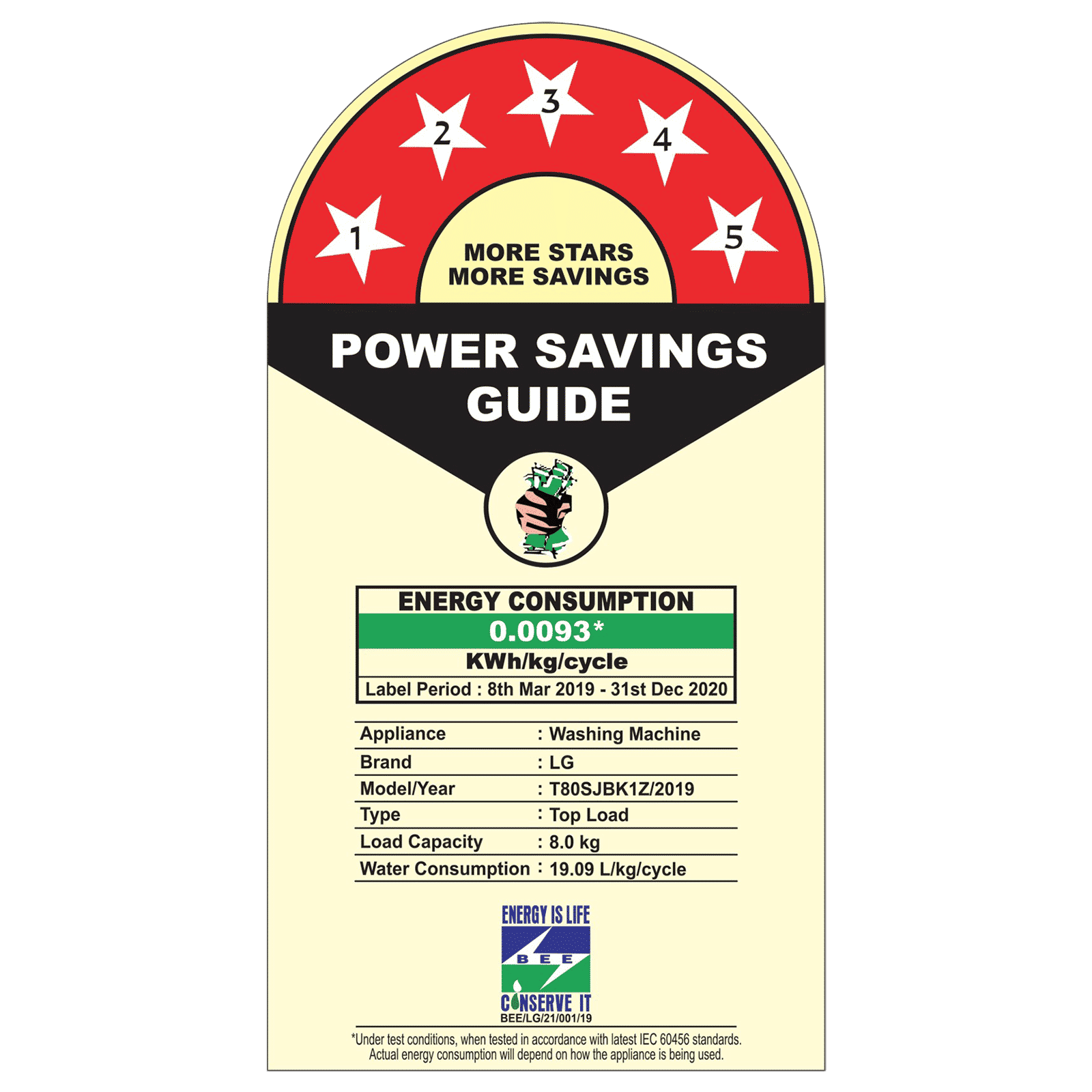 LG 8 kg 5 Star Fully Automatic Top Load Washing Machine (T80SJBK1Z, Smart Inverter Technology, Black Knight)_13