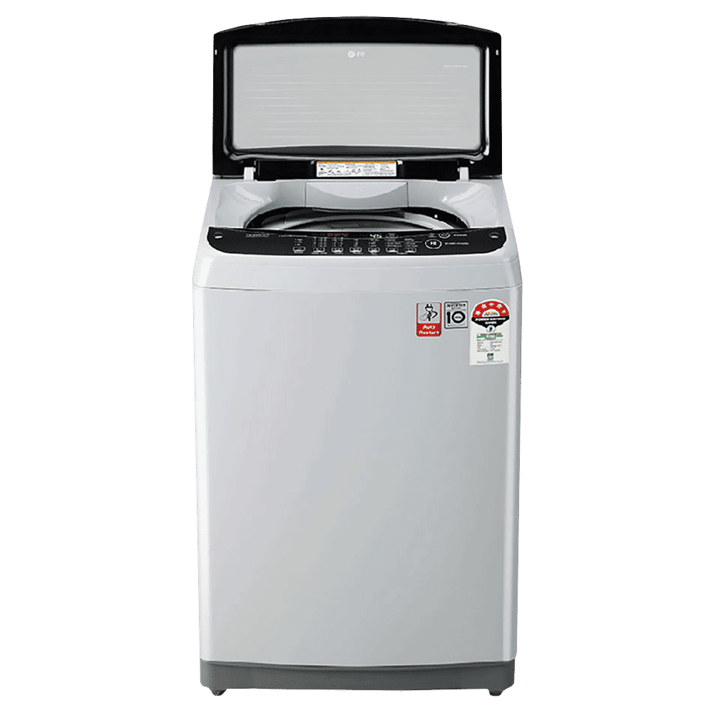 LG 7 kg 5 Star Inverter Fully Automatic Top Load Washing Machine (T70SJSF3Z.ASFQEIL, Smart Inverter Technology, Middle Free Silver)_10
