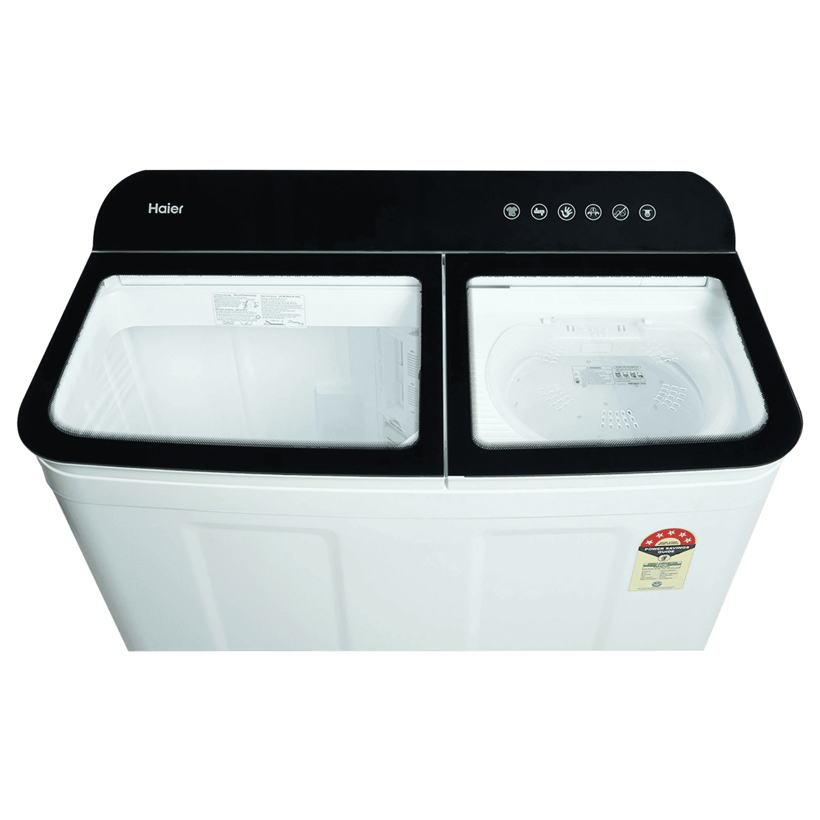 Haier 10 kg 5 Star Semi Automatic Washing Machine with 4D Magic Filter (HTW100-178BK, Black)_10