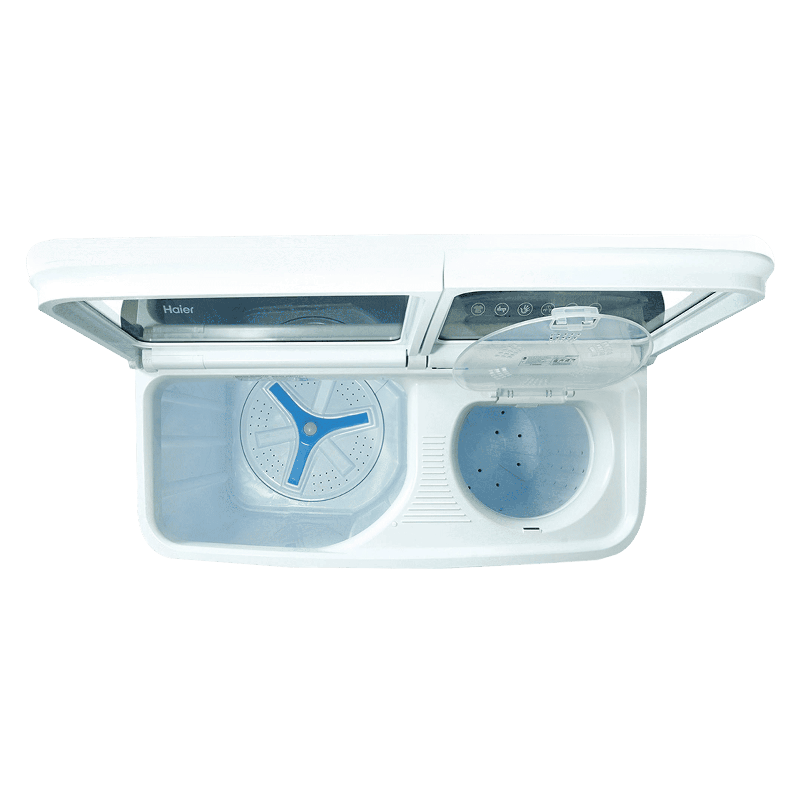 Haier 10 kg 5 Star Semi Automatic Washing Machine with 4D Magic Filter (HTW100-178BK, Black)_8