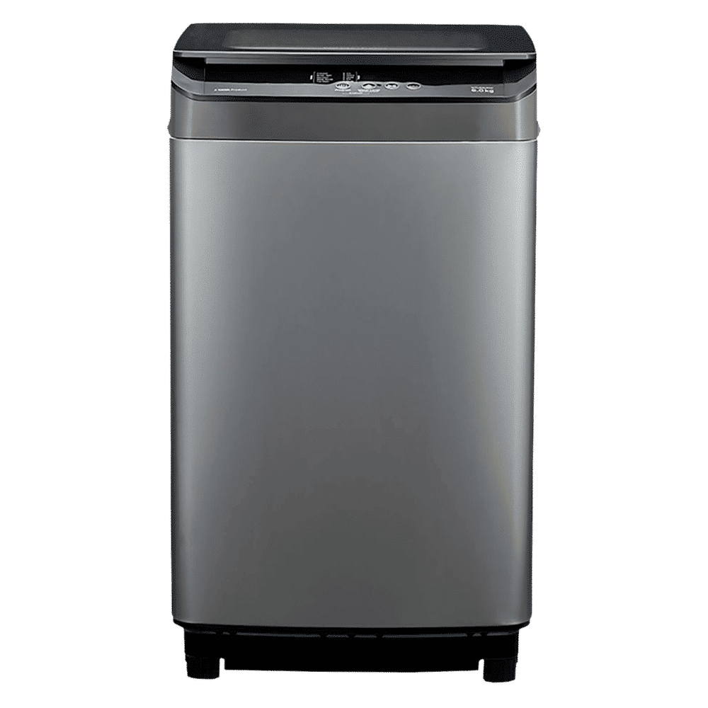VOLTAS beko 6.5 kg 5 Star Fully Automatic Top Load Washing Machine (WTL65UPGC, Lint Filter, Grey)_1