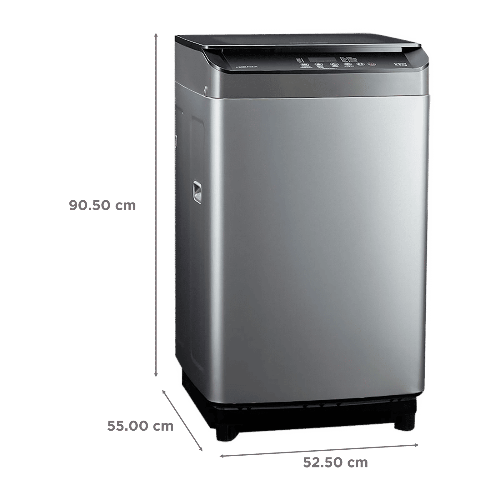 Voltas Beko 7 kg 5 Star Fully Automatic Top Load Washing Machine (WTL70UPGB, Lint Filter, Grey)_3