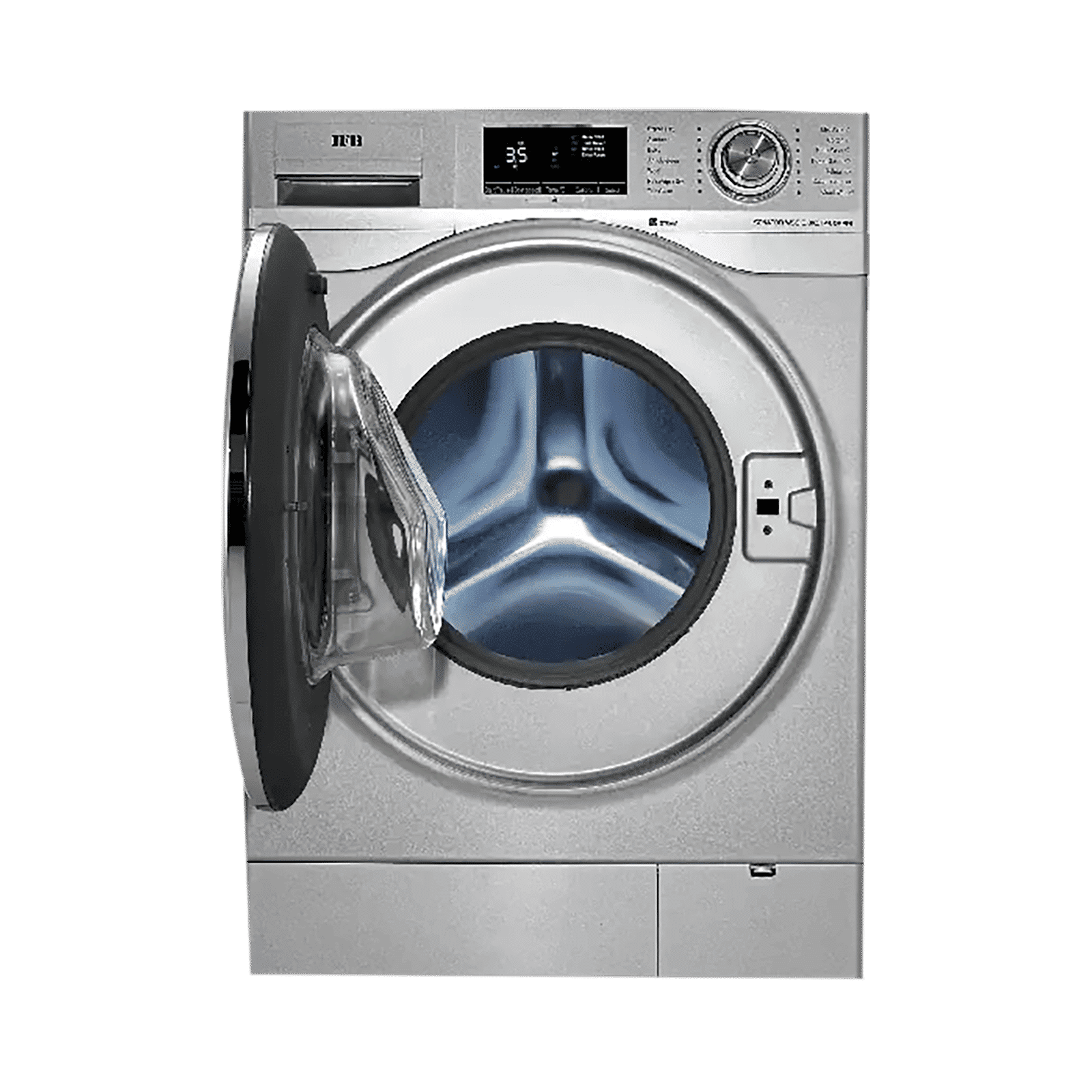 IFB 8 kg 5 Star Fully Automatic Front Load Washing Machine (Senator WSS STEAM, Steam Wash Technology, Silver)_7