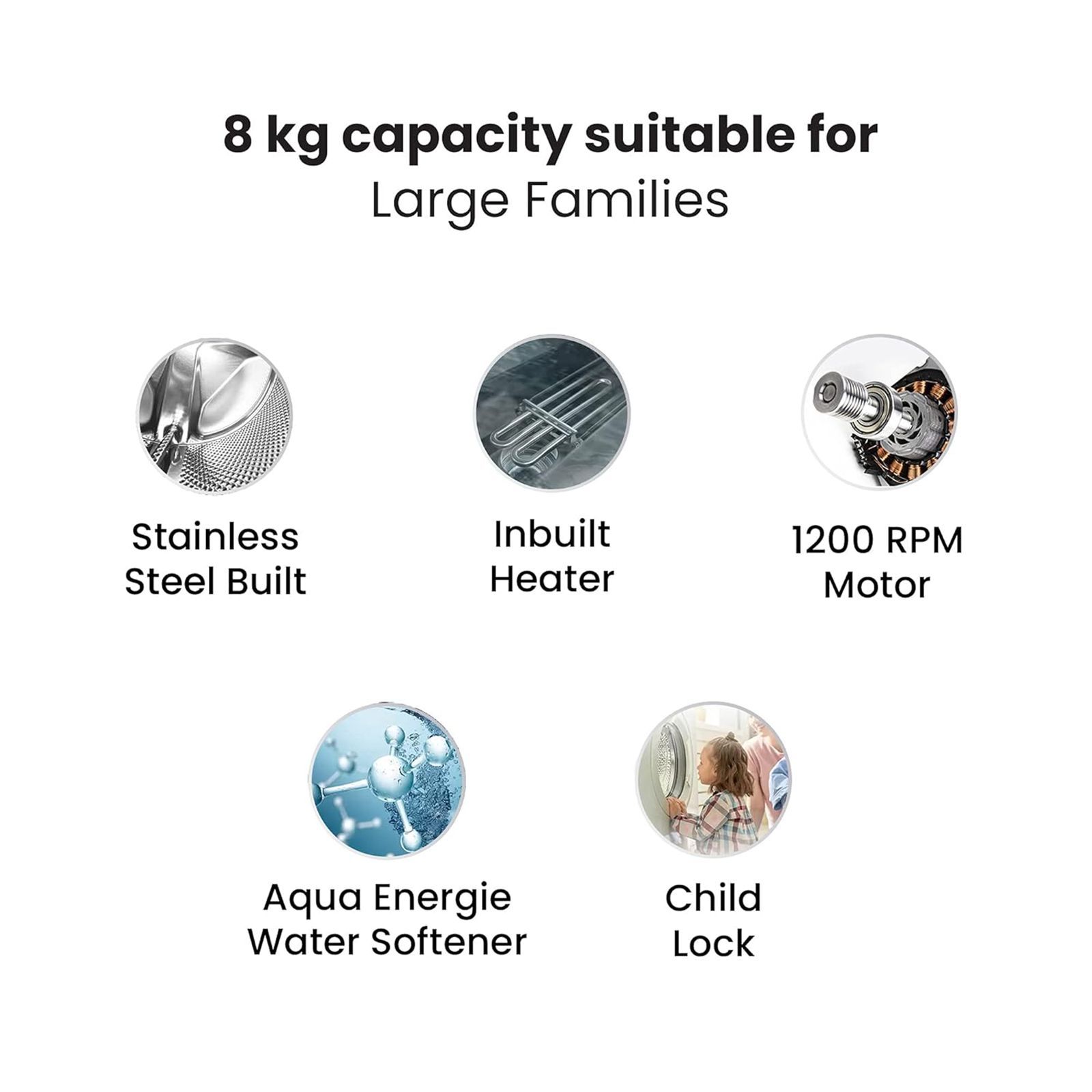 IFB 8 kg 5 Star Fully Automatic Front Load Washing Machine (Senator VXS 0812, Aqua Energie, Silver)_15