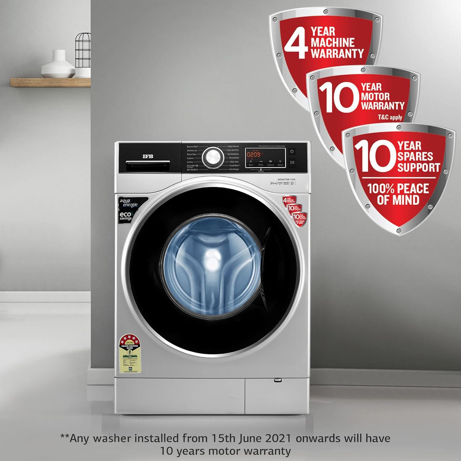 IFB 8 kg 5 Star Fully Automatic Front Load Washing Machine (Senator VXS 0812, Aqua Energie, Silver)_18