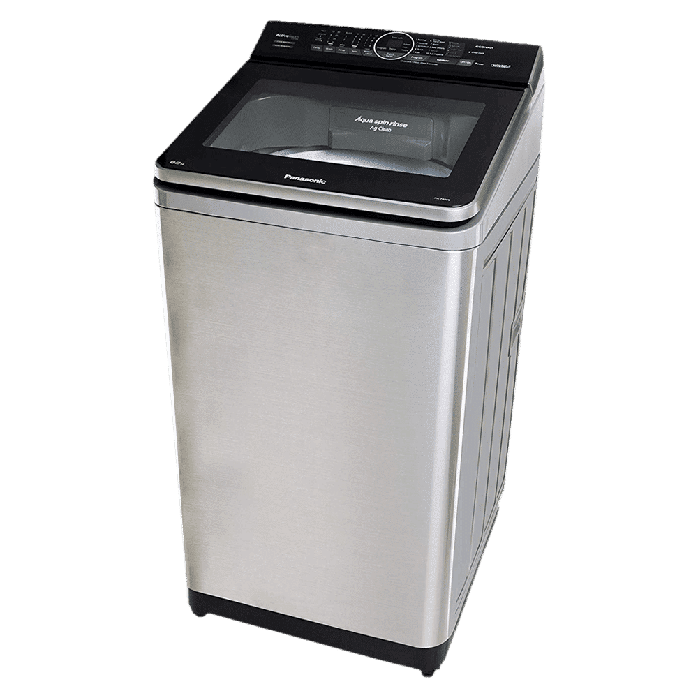 Panasonic 8 kg 5 Star Fully Automatic Top Load Washing Machine (NA-F80V9SRB, Lint Filter, Stainless Steel)_11