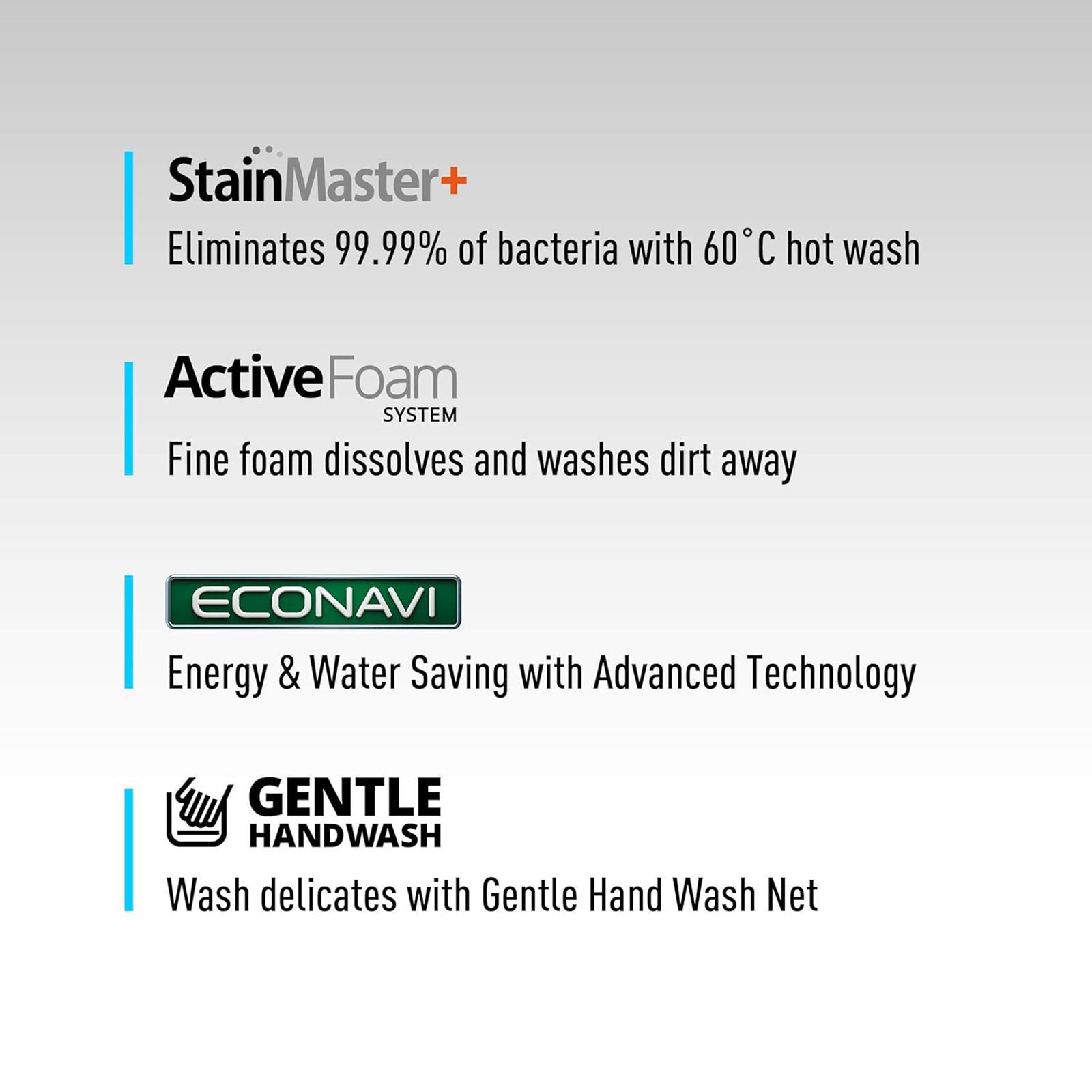 Panasonic 8 kg 5 Star Fully Automatic Top Load Washing Machine (NA-F80V9SRB, Lint Filter, Stainless Steel)_13