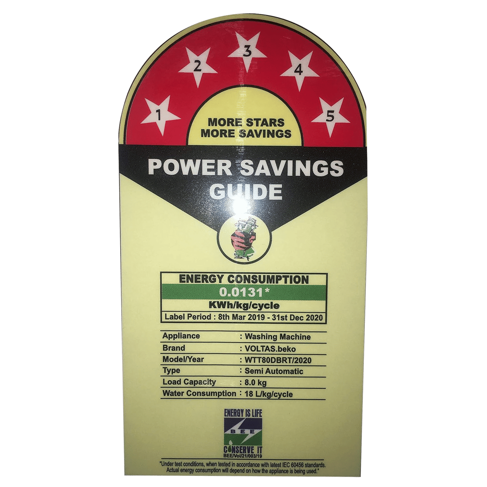 VOLTAS beko 8 kg 5 Star Semi Automatic Washing Machine with IPX4 Control Panel (WTT80DBRT, Burgundy) VOLTAS beko 8 kg 5 Star Semi Automatic Washing Machine with IPX4 Control Panel (WTT80DBRT, Burgundy)_9