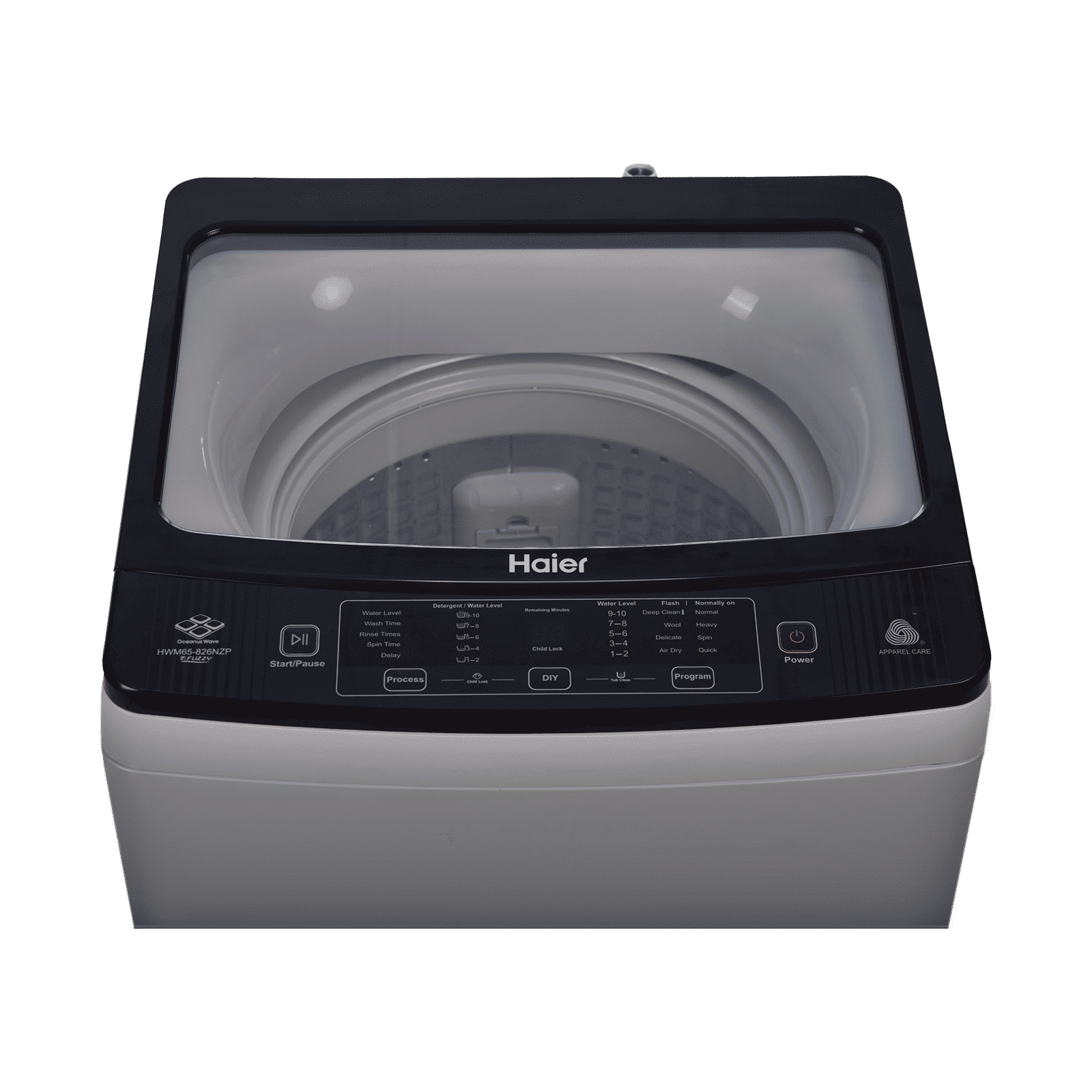 Haier 7 kg 5 Star Fully Automatic Top Load Washing Machine (826 Series, HWM70-826DNZP, NZP Technology, Titanium Silver Grey) Haier 7 kg 5 Star Fully Automatic Top Load Washing Machine (826 Series, HWM70-826DNZP, NZP Technology, Titanium Silver Grey)_4