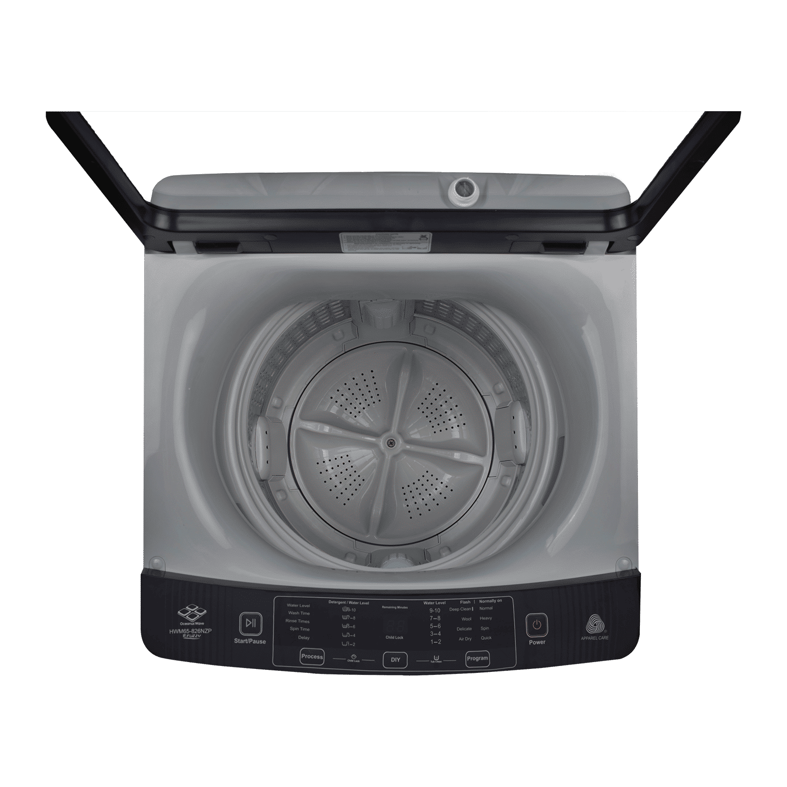 Haier 7 kg 5 Star Fully Automatic Top Load Washing Machine (826 Series, HWM70-826DNZP, NZP Technology, Titanium Silver Grey) Haier 7 kg 5 Star Fully Automatic Top Load Washing Machine (826 Series, HWM70-826DNZP, NZP Technology, Titanium Silver Grey)_7