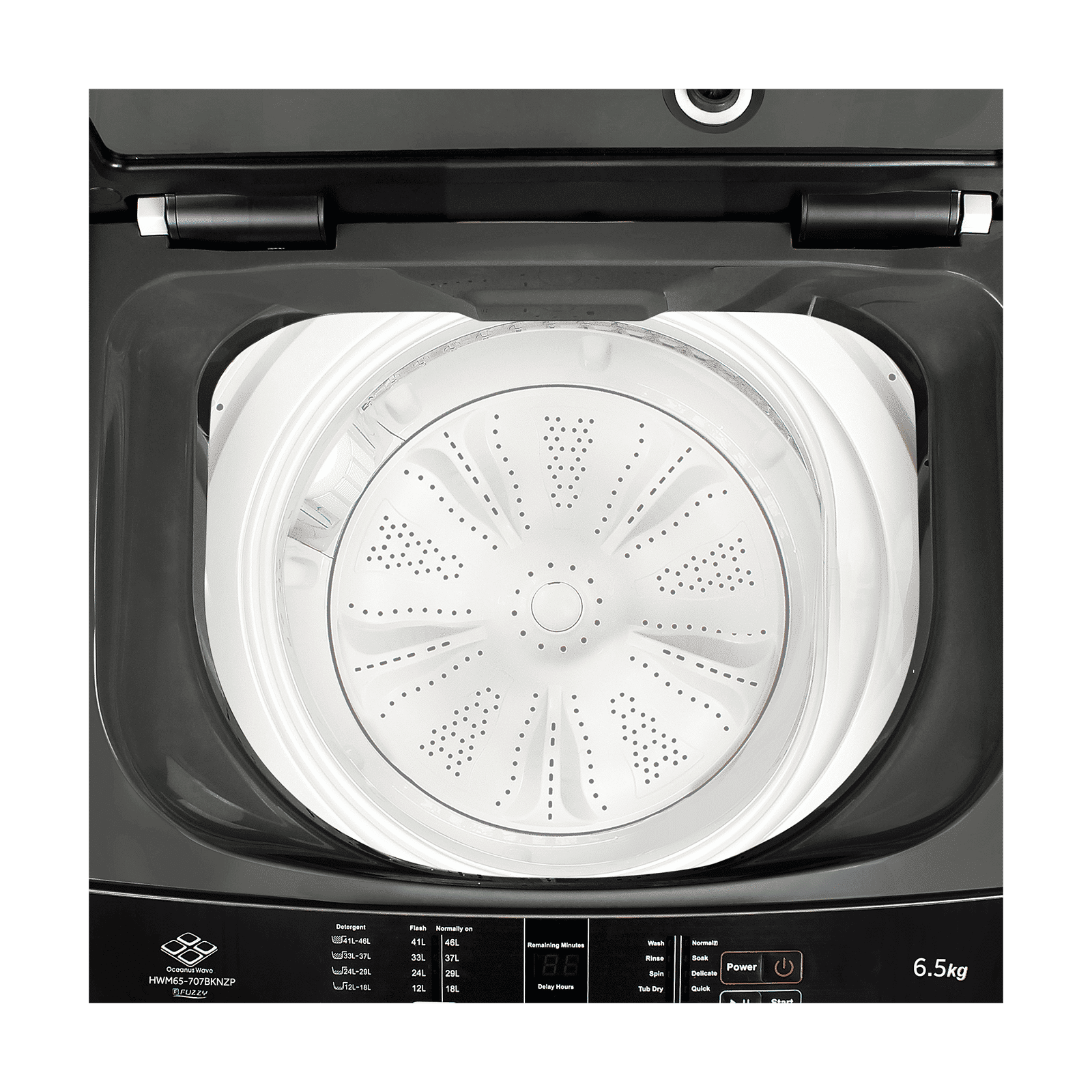 Haier 6.5 kg 5 Star Fully Automatic Top Load Washing Machine (HWM65-707BKNZP, Magic Filter, Titanium Grey)_4